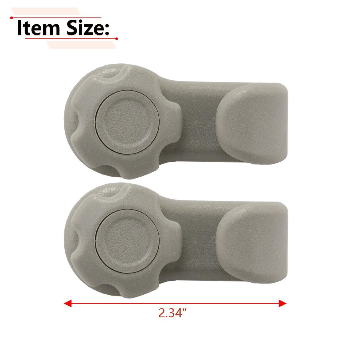 RLB-HILON 2PCS Trunk Luggage Compartment Hook Compatible with Toyota Model, for Sienna 2011-2015, for Camry 2009-2022, for Avalon 2009-2022, for Venza 2009-2015, Beige Color - Image 2