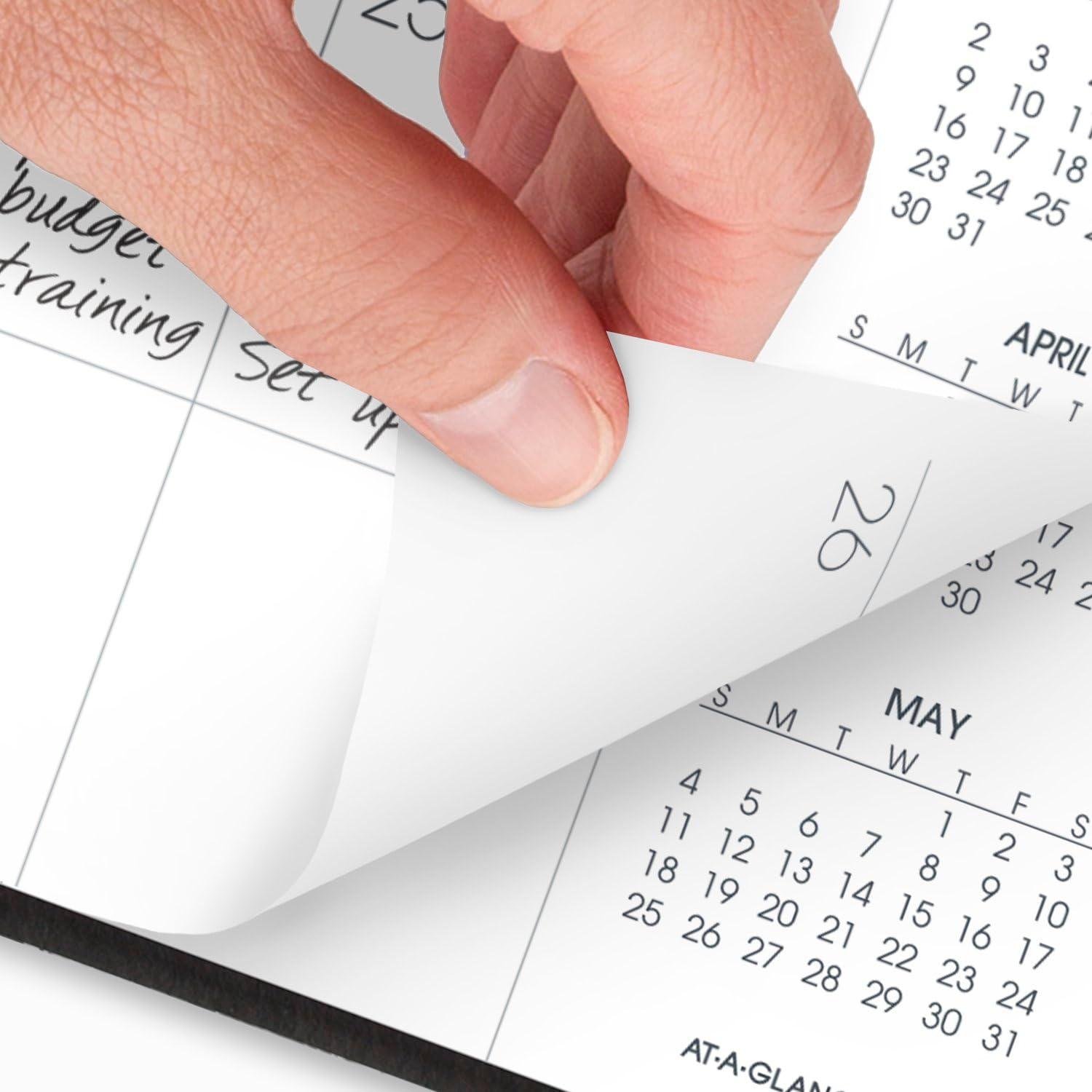 AT-A-GLANCE 2025 Planner, Monthly, 15-Month, 9" x 11", Large, Black (702600525) - Image 3