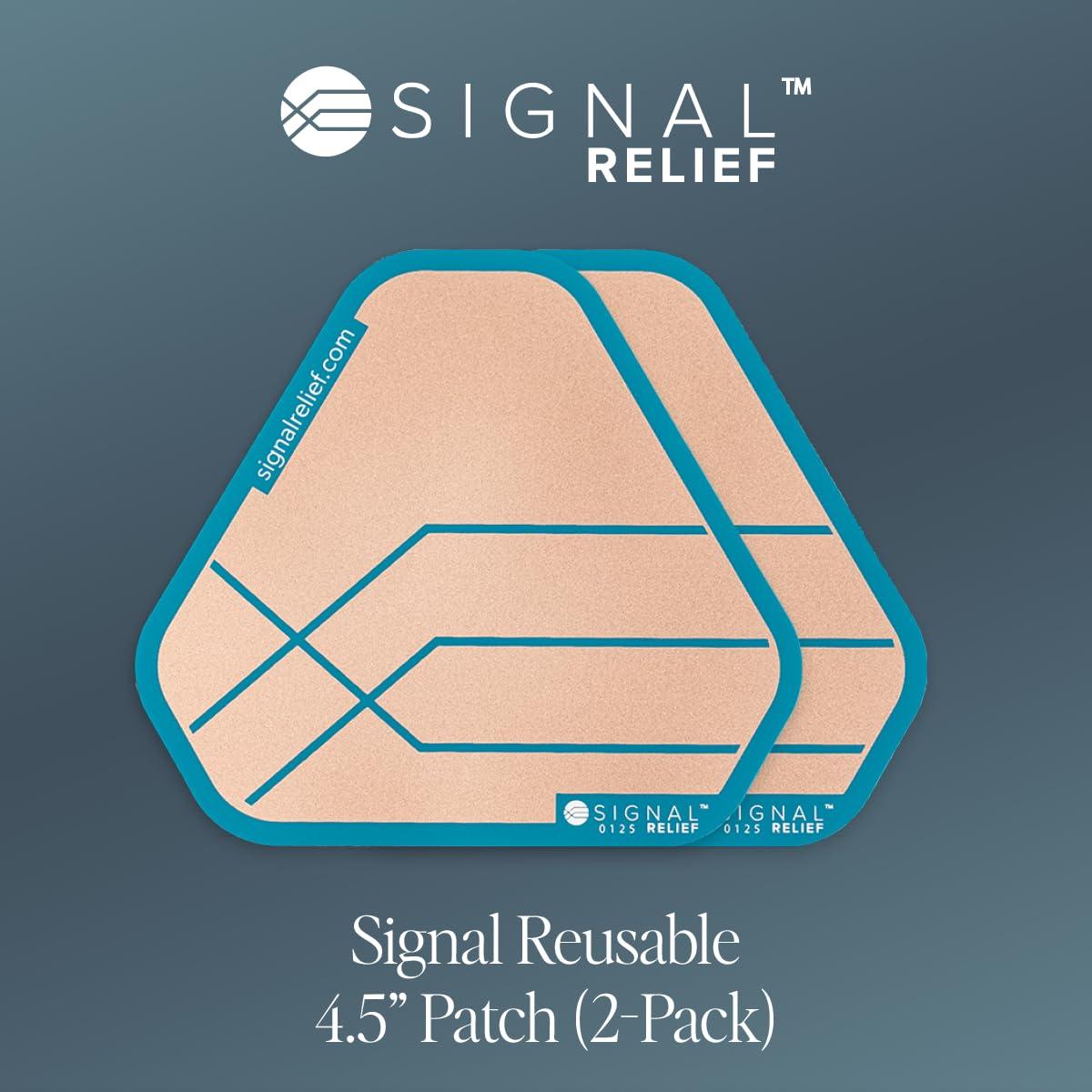 Signal Relief Patch - Reusable Patch for Knee, Leg and Back - Pack of 2 - Image 2