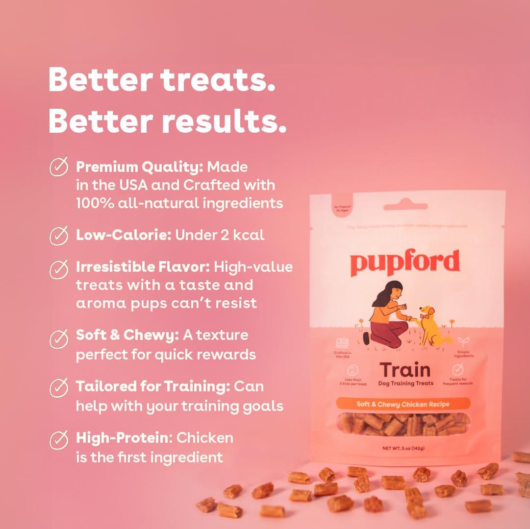 Pupford Soft & Chewy Training Treats for Dogs & Puppies (Chicken, 10 oz) - Image 2