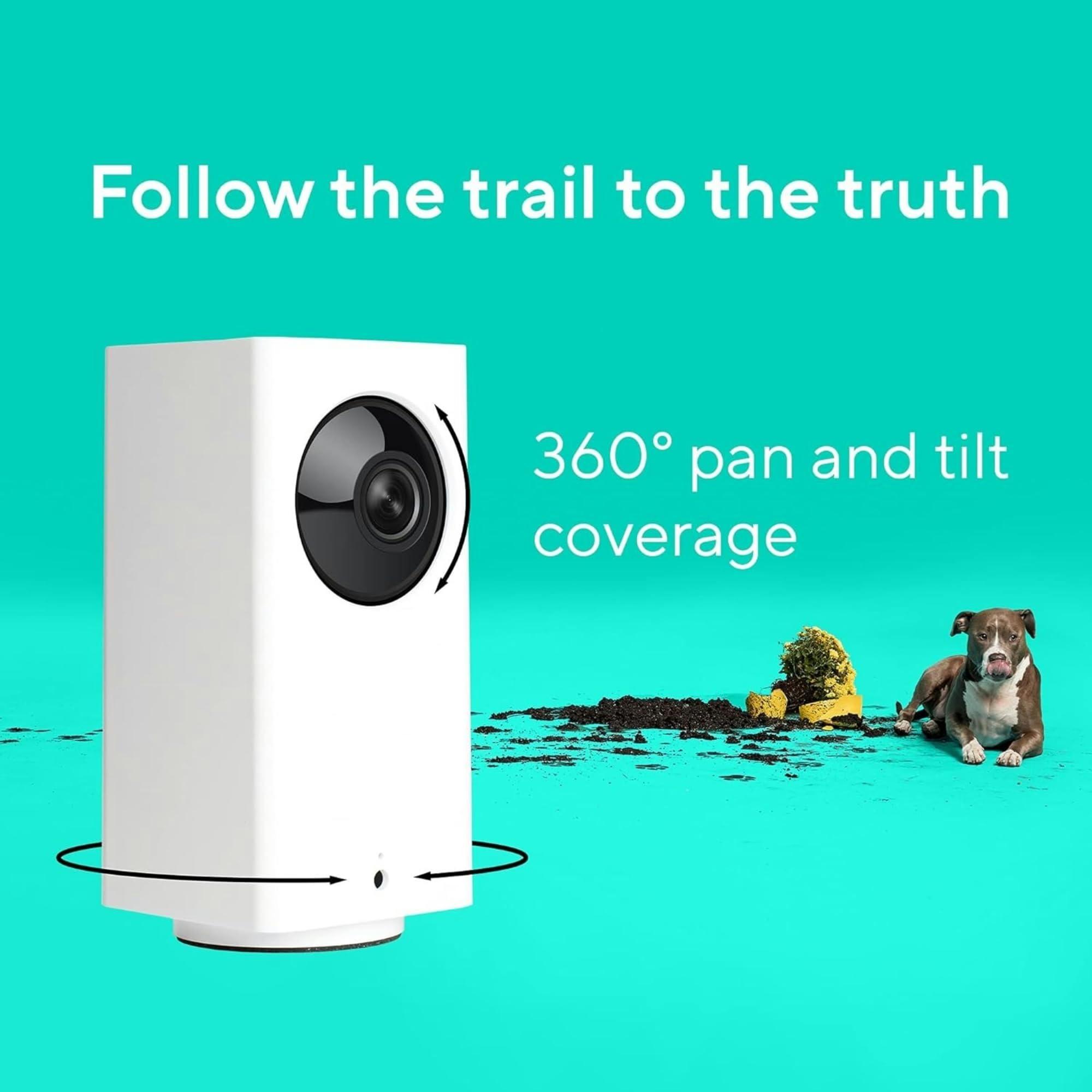 Wyze Cam Pan v2, Pan/Tilt/Zoom Indoor Wi-Fi Smart Home Security Camera with 1080p Color Night Vision, Motion and Sound Detection for Baby & Pet, Compatible with Alexa & Google Assistant, White - Image 6