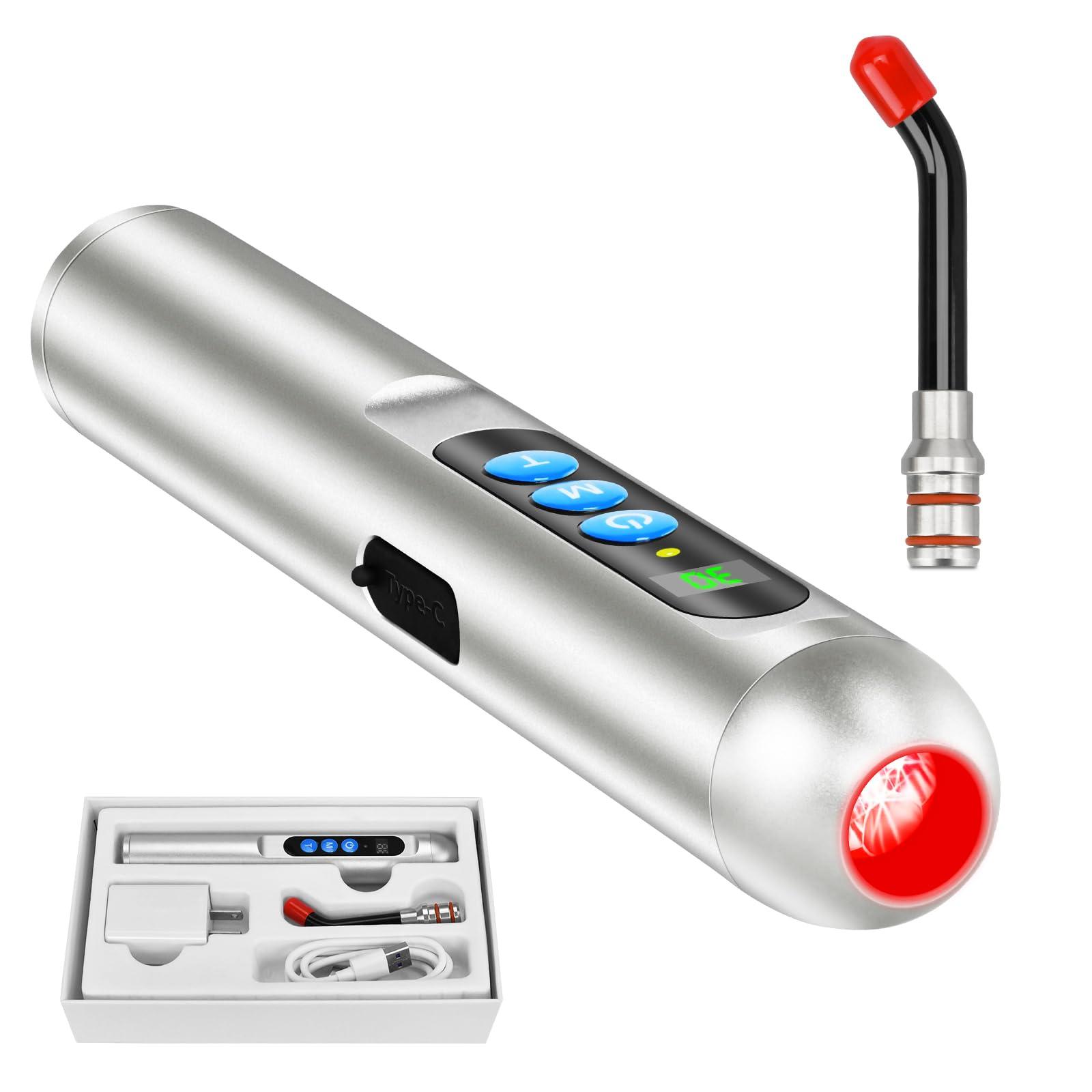 Red Light Cold Sore, Cold Sore Treatment Device, Red Light Therapy for Cold Sore Lips Nose Face Hand, Target Skin Small Area