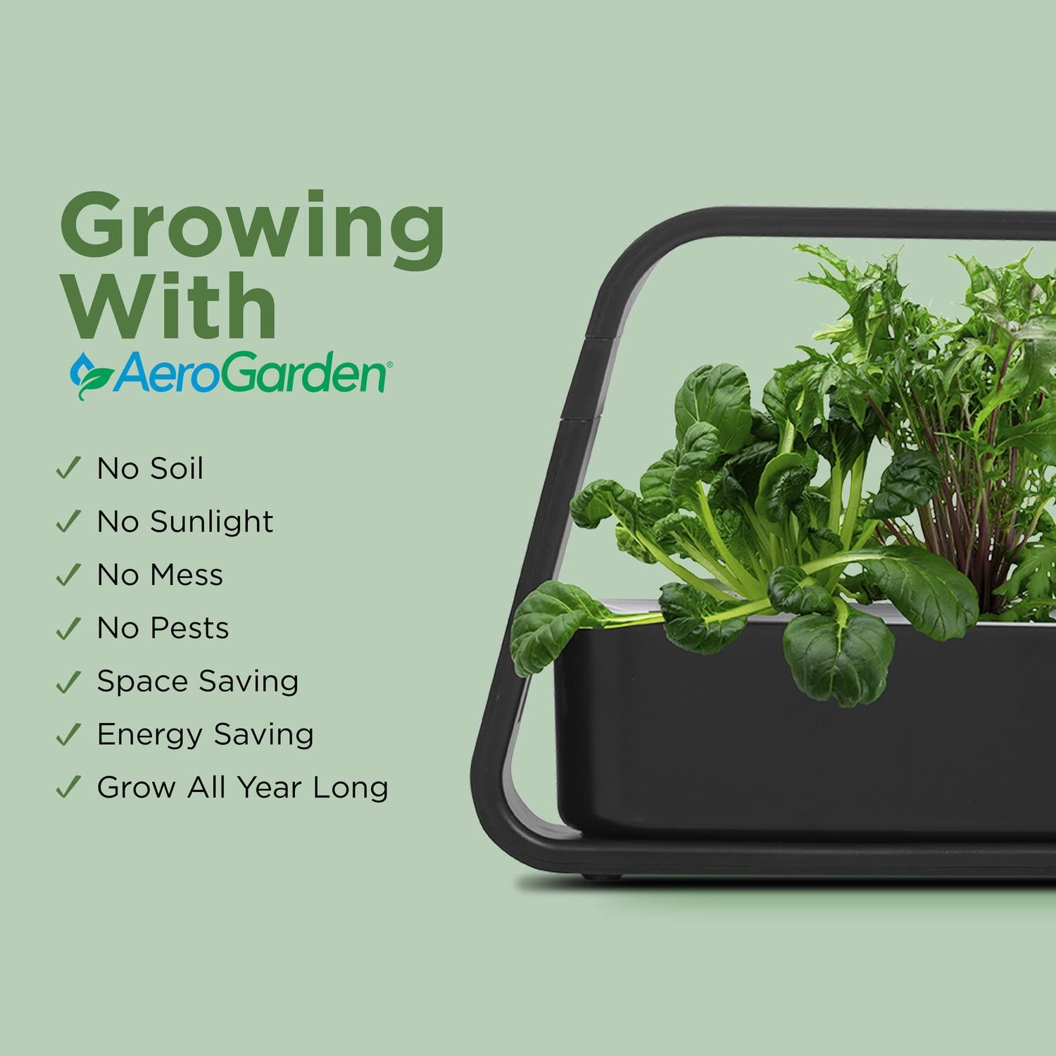 AeroGarden Sprout - Indoor Garden with LED Grow Light, Black - Image 5
