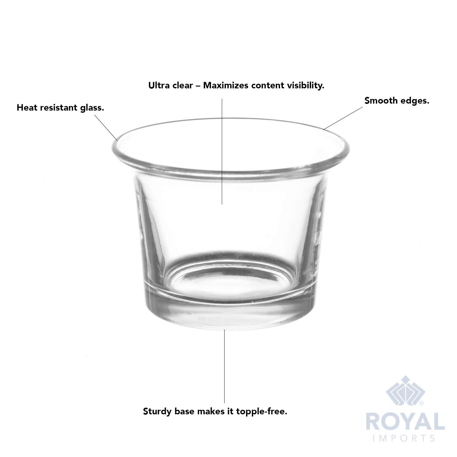 Royal Imports Candle Holder Hanging Oyster Votive Tealight Glass for Wedding, Birthday, Holiday & Home Decoration, Set of 36 - Image 5
