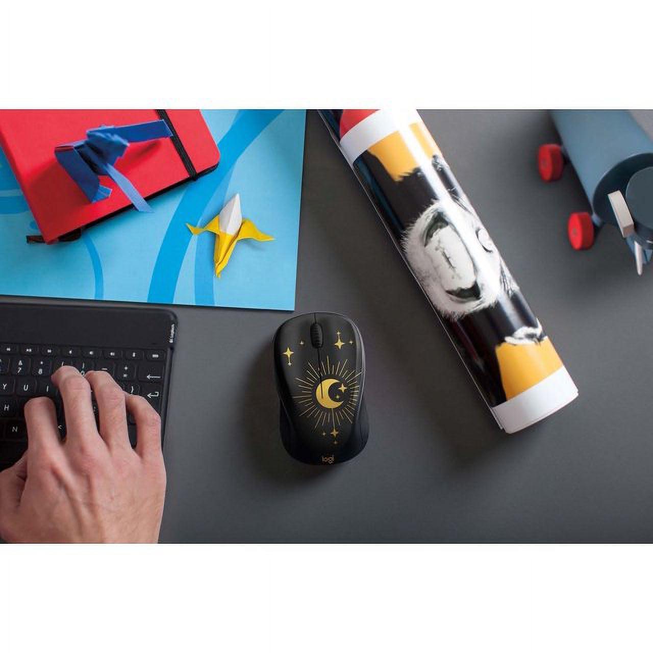 Logitech Compact Wireless Mouse, 2.4 GHz with USB Unifying Receiver, Optical Tracking, Magic Night (Renewed) - Image 5
