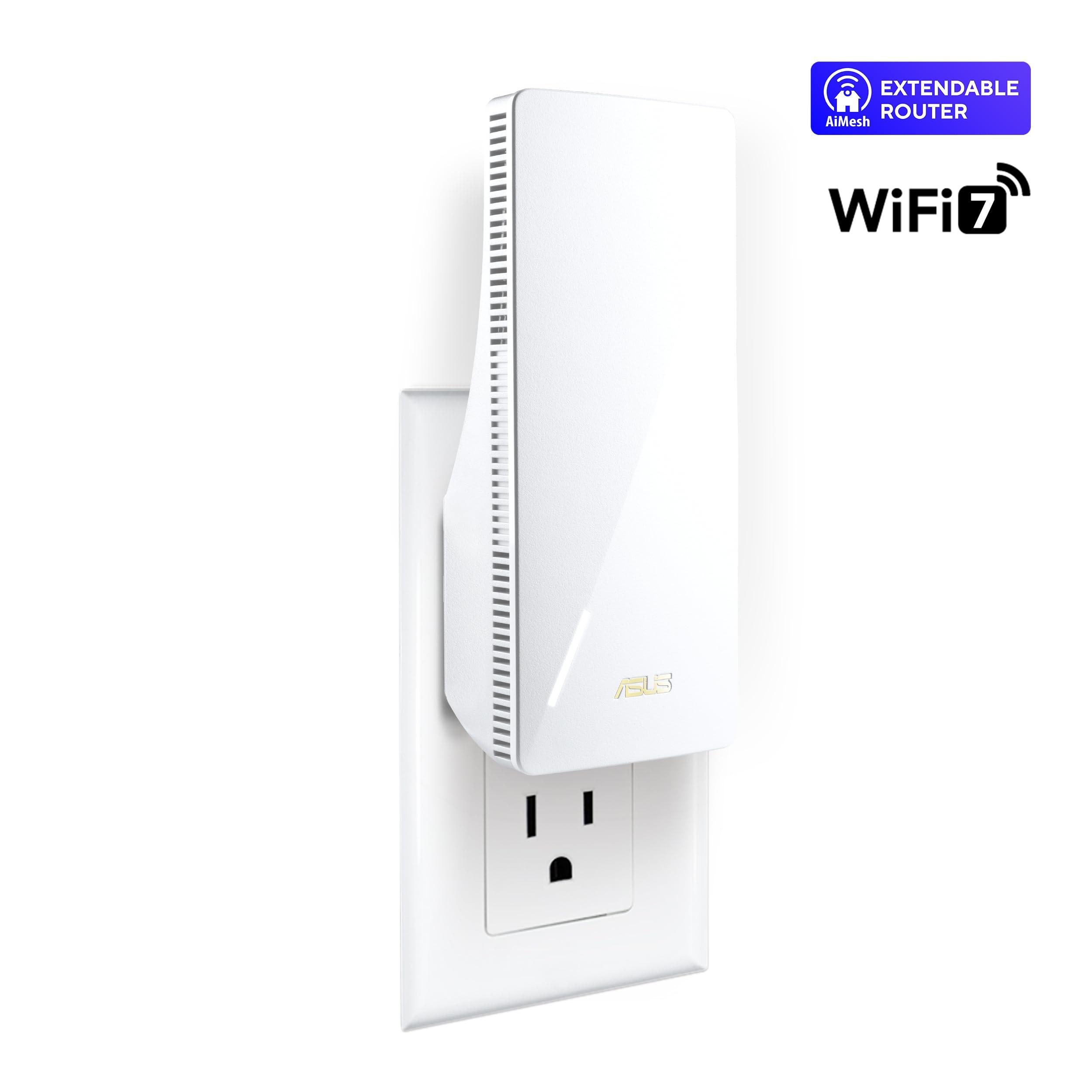 ASUS RP-BE58 BE3600 Dual Band WiFi 7 (802.11be) Range Extender, AiMesh Extender for Seamless mesh WiFi; Works with Any WiFi Router - Image 9