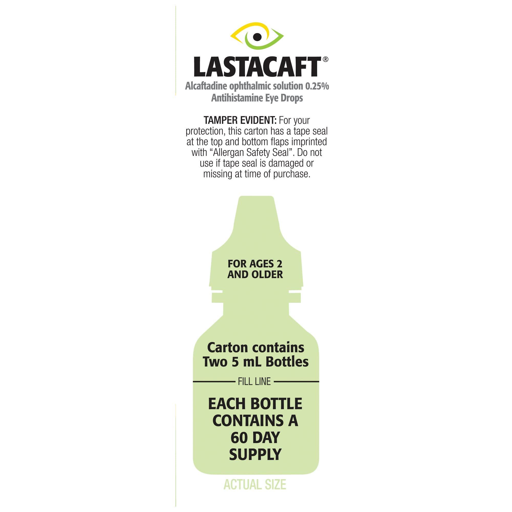 LASTACAFT Once Daily Eye Allergy Itch Relief Drops, (2 Count) 120 Day Supply, Amazon Exclusive - Image 6