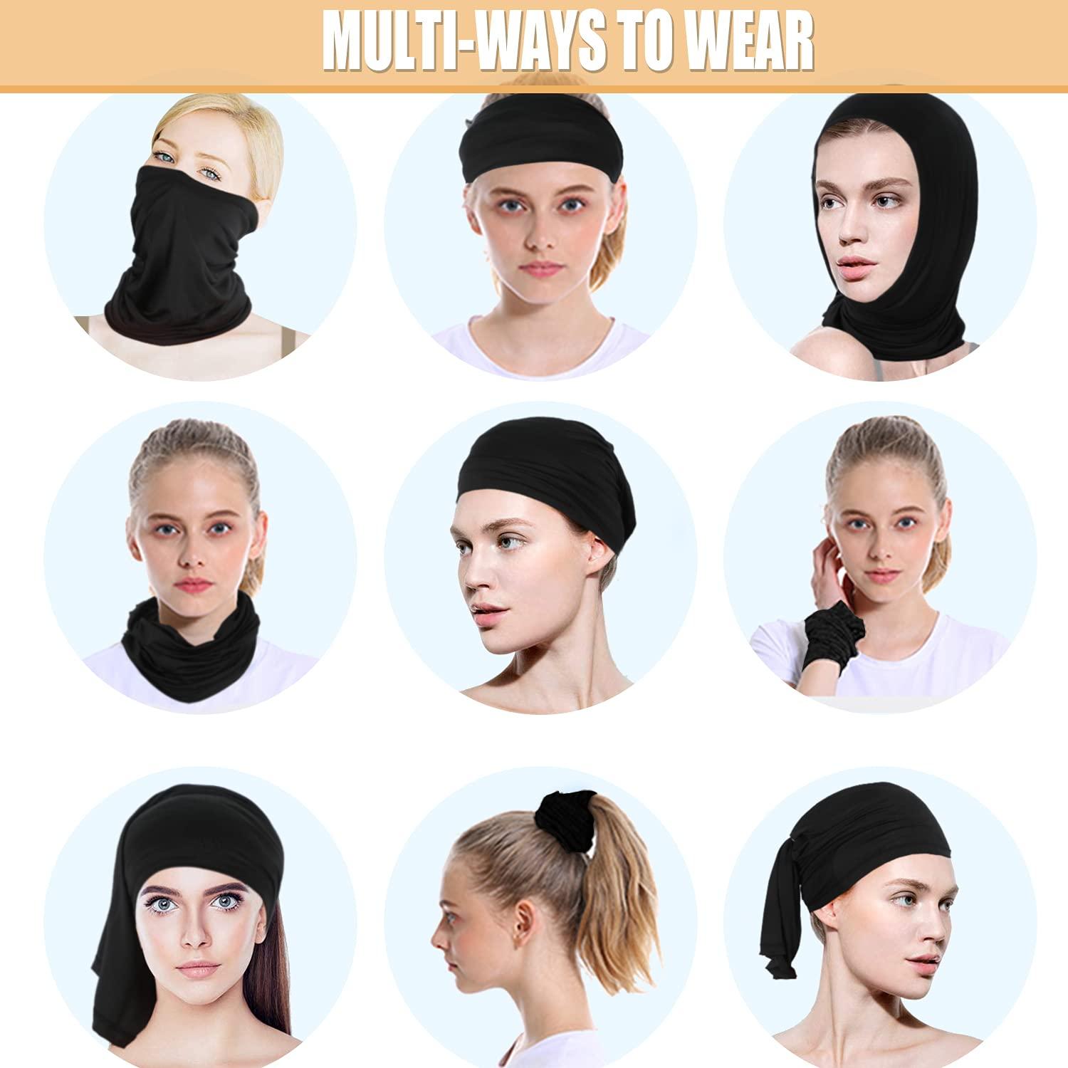 Neck Gaiter Bandana Face Mask: Sun Cooling Scarf Gator Cover Head for Men Women - Image 6