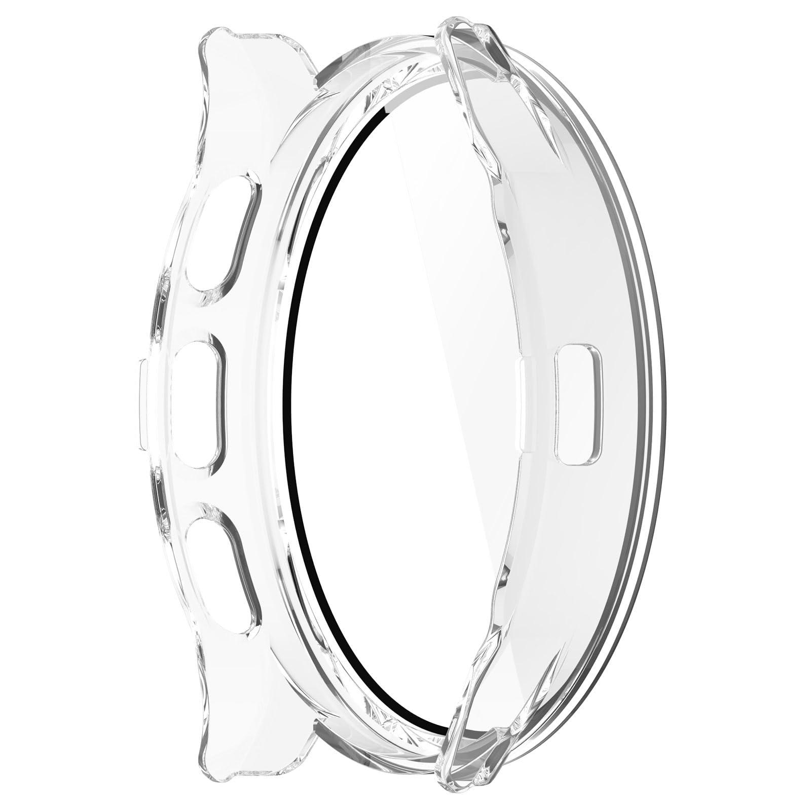 FanTEK Compatible for Garmin Venu 3S (41mm) Watch Case for Women Men, Scratch Resistant Shock Absorbing Case, Clear - Image 3