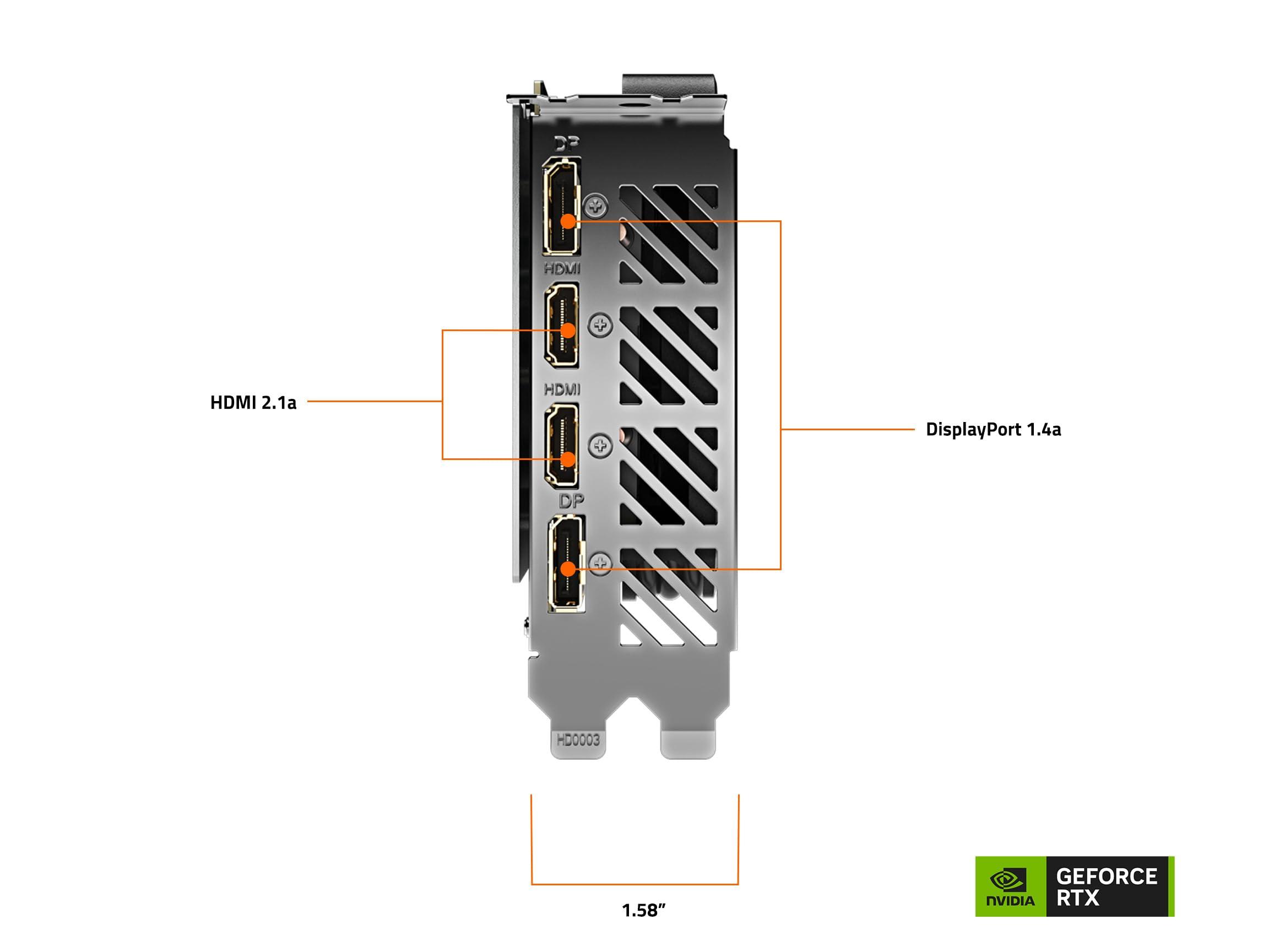 GIGABYTE GeForce RTX 4060 Gaming OC 8G Graphics Card, 3X WINDFORCE Fans, 8GB 128-bit GDDR6, GV-N4060GAMING OC-8GD Video Card - Image 10