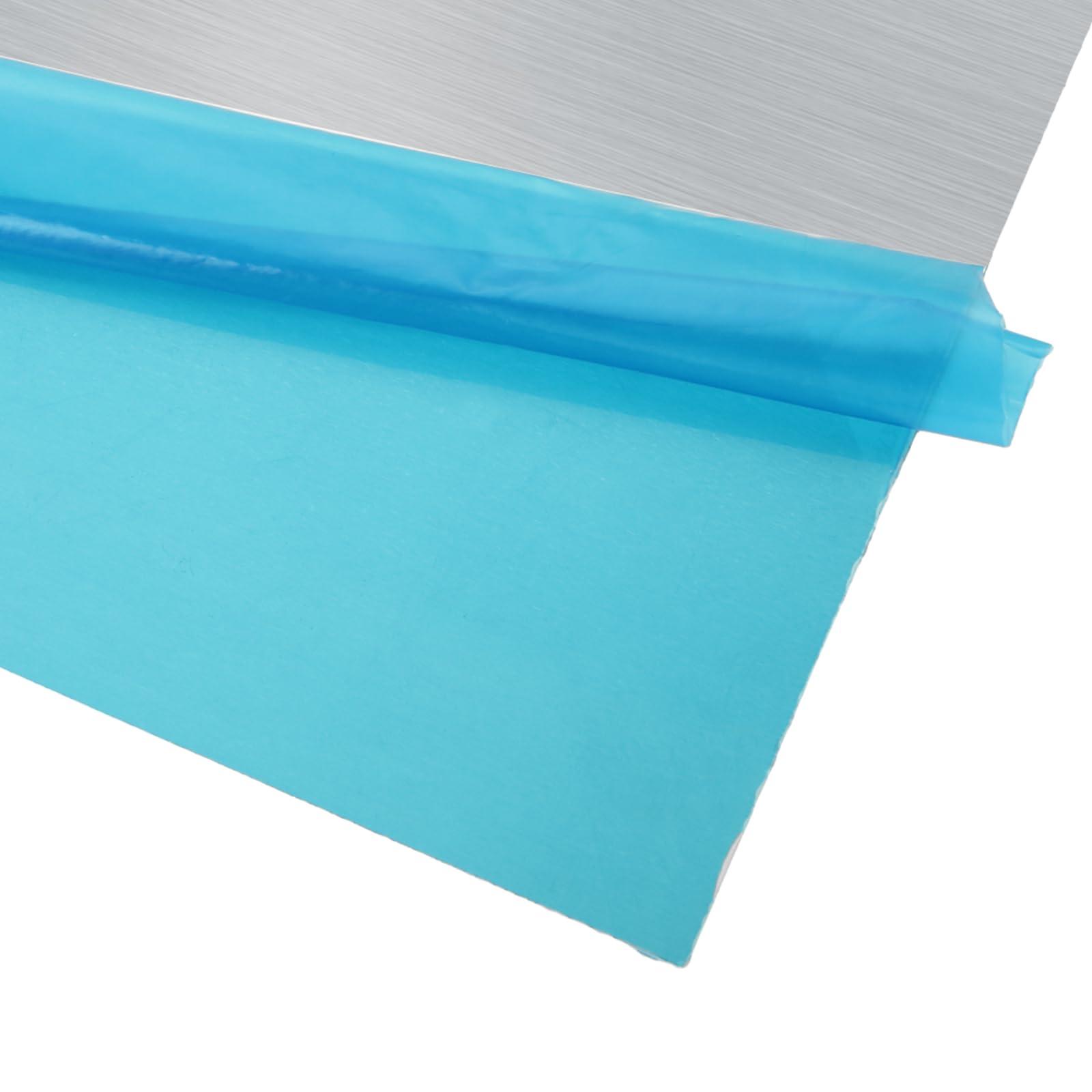 ZUQIAN 2 Pack 6061 T6 Aluminium Metal Sheet 11 x 15 x 1/8 Inch Thickness Flat Plain Plate Panel Aluminium Metal Plate Sheets with Protective Film, Aluminum Sheet for Crafting - Finely Polished - Image 3