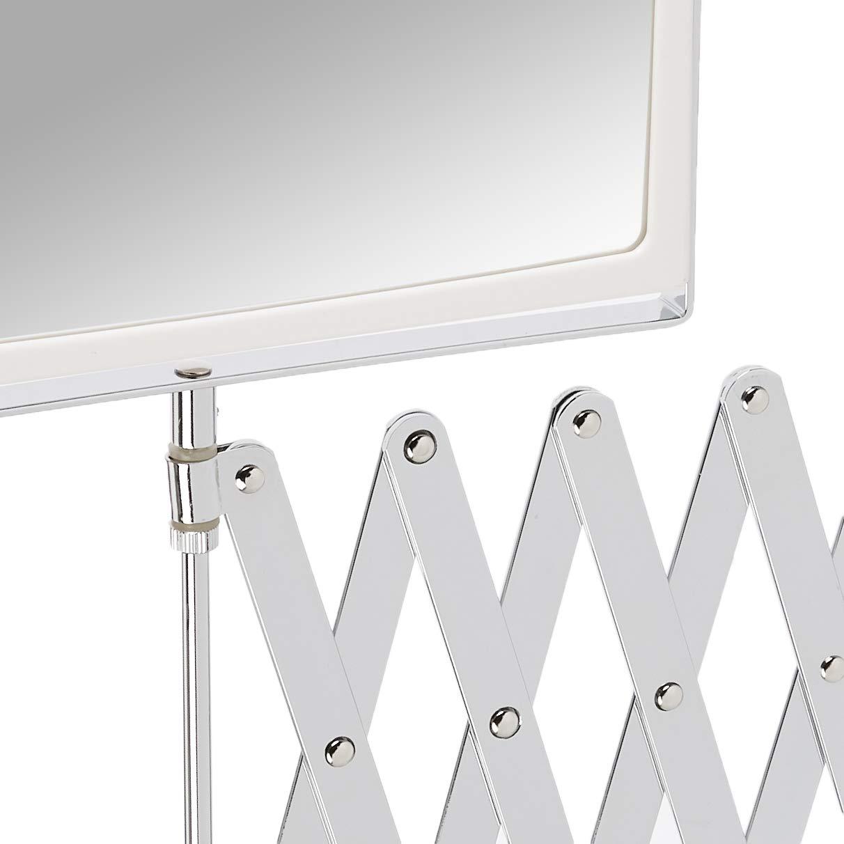 JERDON Two-Sided Swivel Wall Mount Mirror - Vanity Mirror with 5X Magnification & 30 inch Wall Extension - Model J2020C - Image 6
