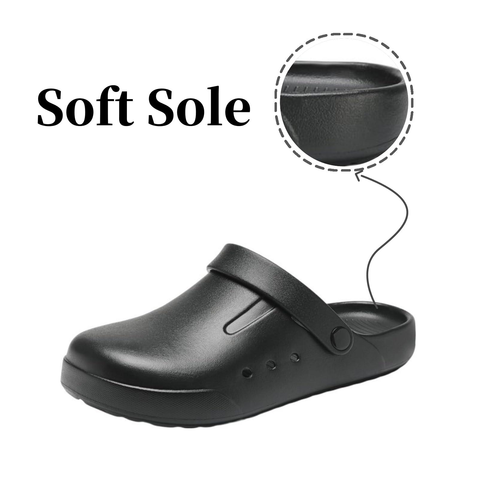 Nihaoya Clogs for Men and Womens Garden Shoes Slip-on Outdoor Beach Slippers Comfort Slip Resistant Sandals Lightweight Breathable - Image 3