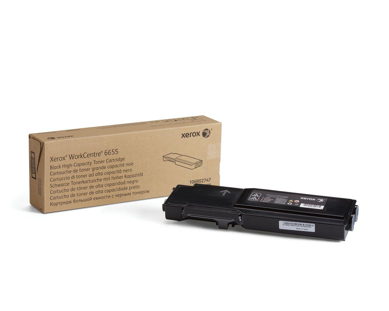 Xerox WorkCentre 6655 Black High Capacity Toner Cartridge (12,000 Pages) - 106R02747