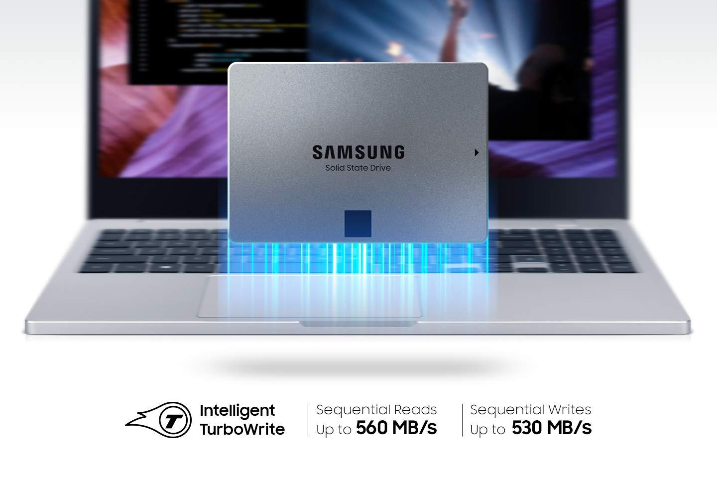 SAMSUNG 870 QVO SATA III SSD 8TB 2.5" Internal Solid State Drive, Upgrade Desktop PC or Laptop Memory and Storage for IT Pros, Creators, Everyday Users, MZ-77Q8T0B - Image 2