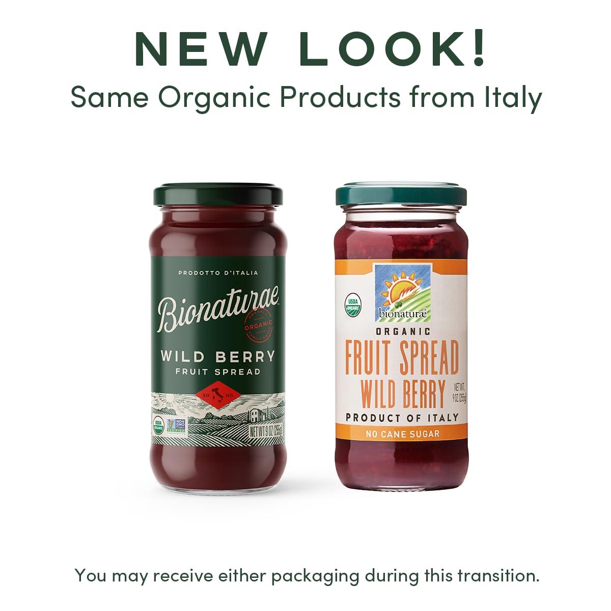 Bionaturae Organic Wild Berry Fruit Spread - Jelly Organic, Non-GMO, USDA Certified, No Sugar Added, No Preservatives, Organic Fruit Jam, Jam Organic, Made in Italy - 9 Oz - Image 2