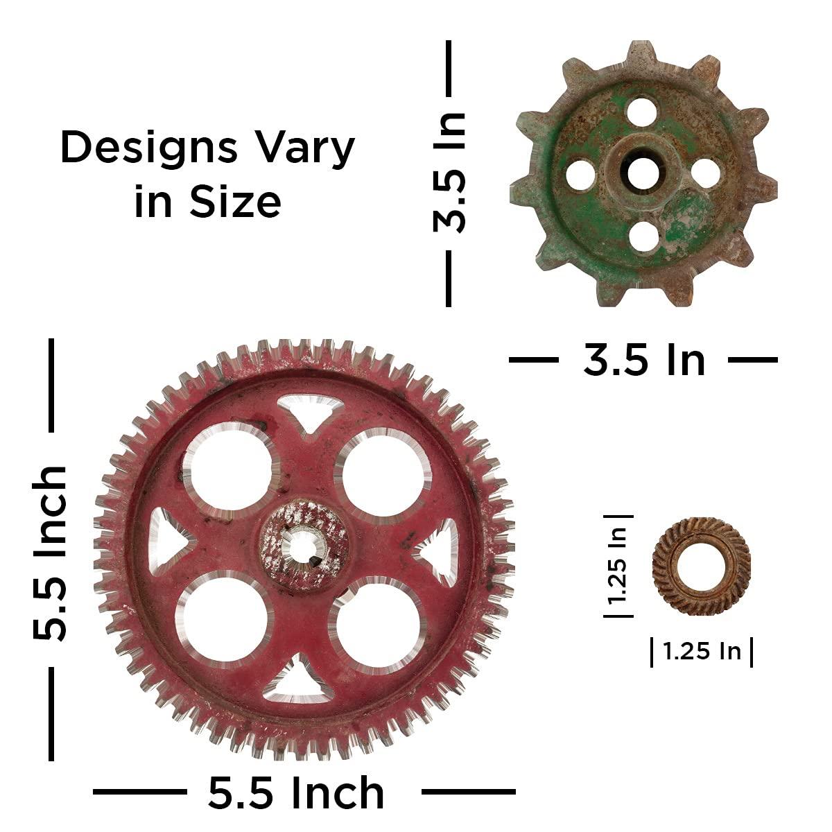 Retro Planet.com - Gears Hardware Vinyl Sticker Set, Steampunk Industrial Cogs Peel and Stick Decals, Laptop, Car, Locker, Notebooks, Planners, Water Bottles (Set of 19, from 1.25” to 5.5”) - Image 8