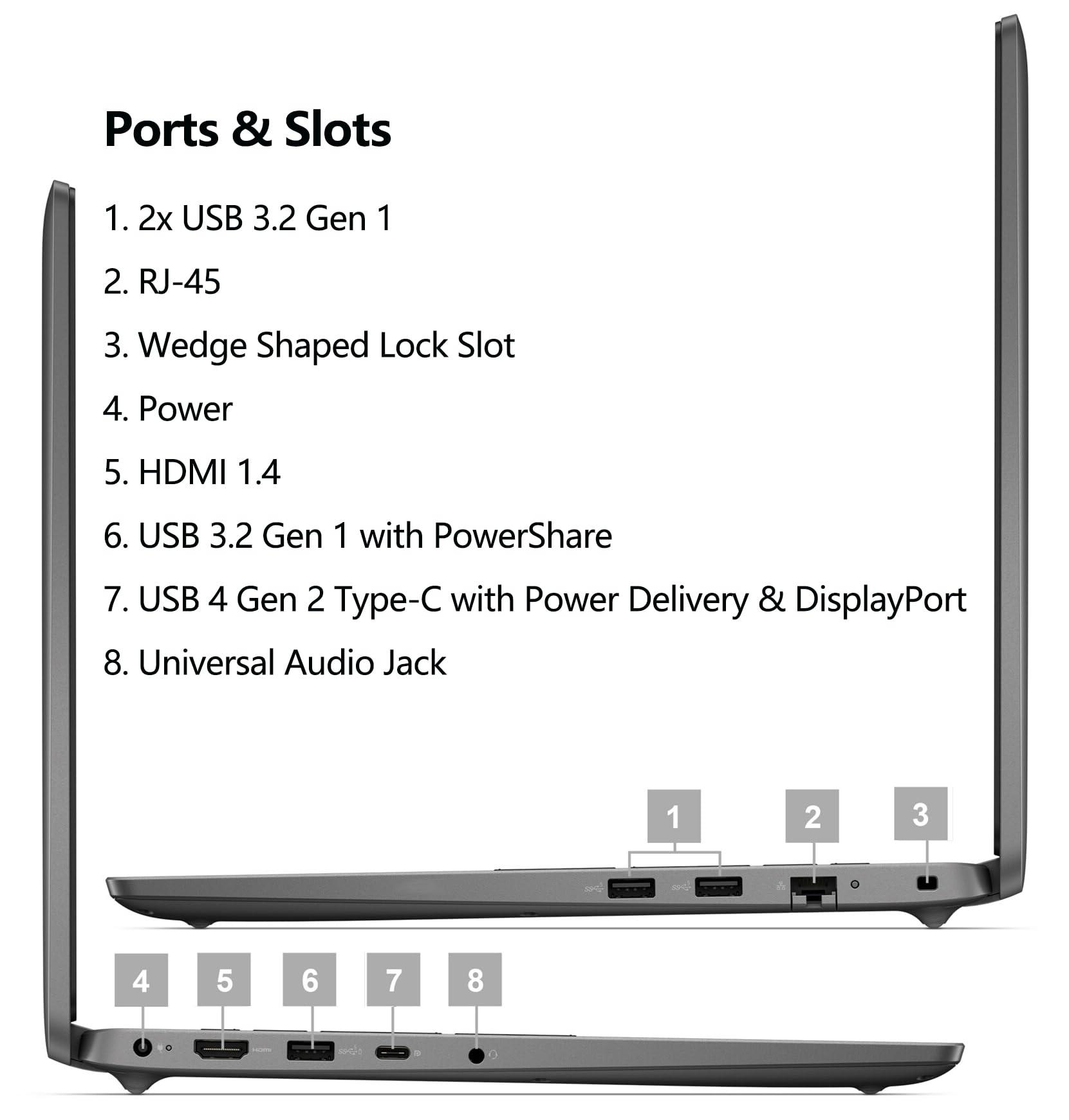 Dell Latitude 3550 15 Laptop, 15.6" FHD Computer, Intel 12-Core Ultra 7 155U (Beat i7-1355U), 32GB DDR5 RAM, 1TB PCIe SSD, WiFi 6, USB 4, HDMI, Backlit Keyboard, Fingerprint Reader, Windows 11 Pro - Image 8