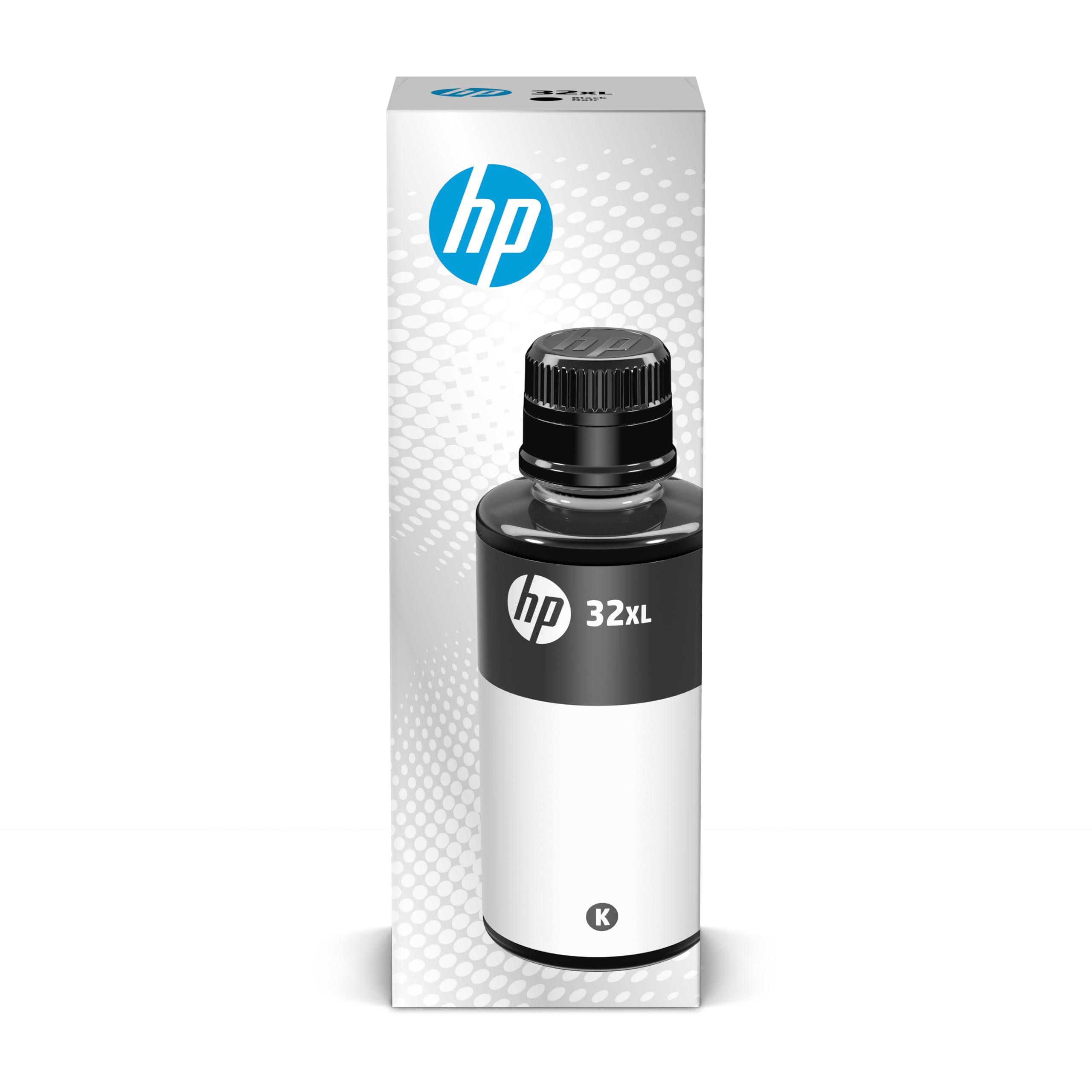 HP 32XL | Ink Bottle | Black | Up to 6000 pages per bottle| Works with HP Smart Tank Plus 651 and HP Smart Tank Plus 551 | 1VV24AN