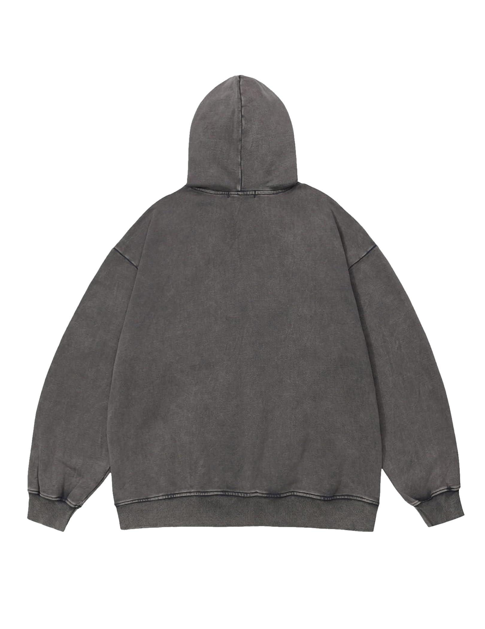 Aelfric Eden Mens Lightning Graphic Hoodies Print Oversized Unisex Streetwear Vintage Hoodie Y2k Sweatshirt Pocket Pullover - Image 2