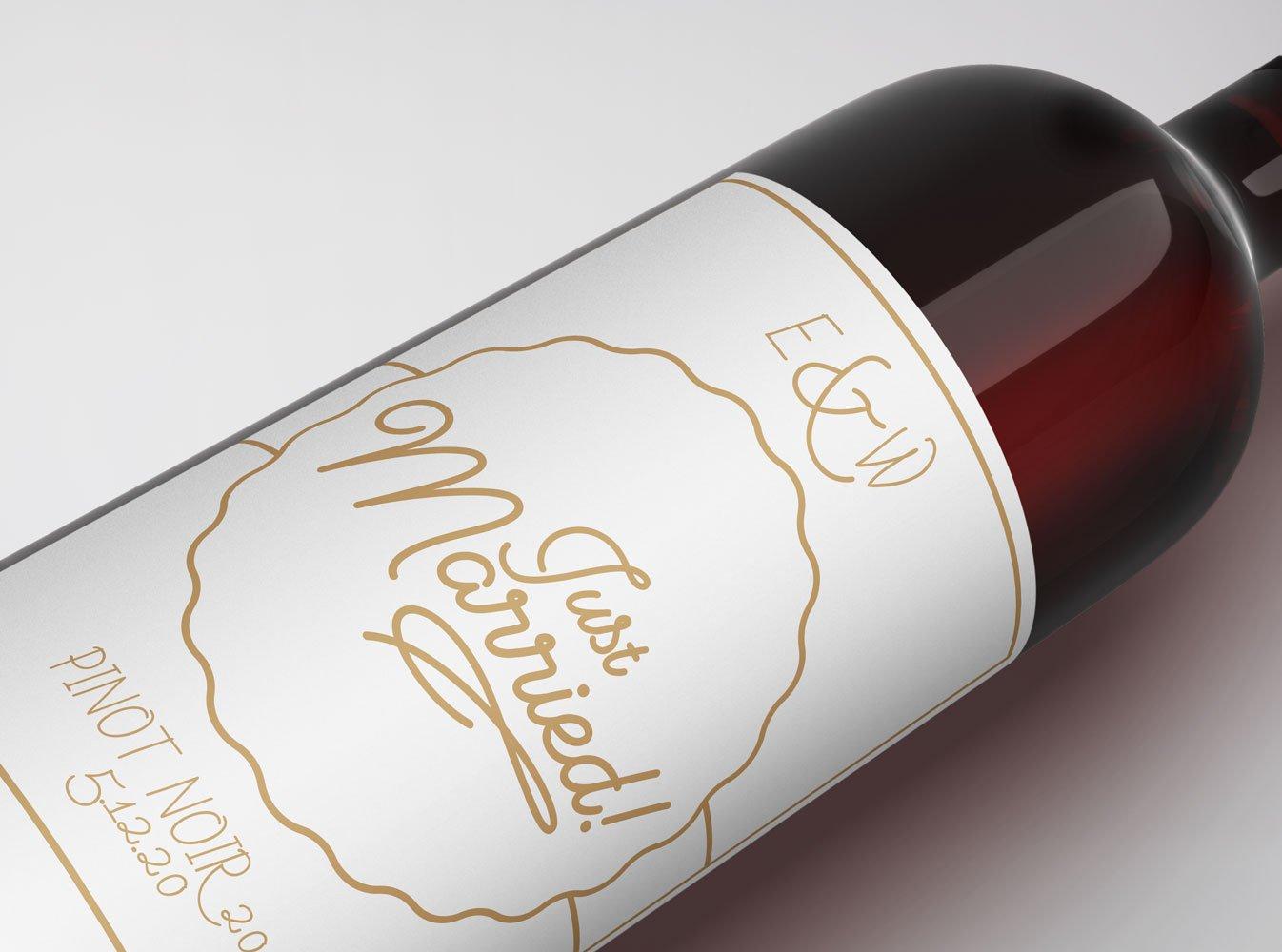 20 Premium Printable Wine Labels, 4x5 inches, Weatherproof and Waterproof White Vinyl, fits Classic Bordeaux, Burgundy, and Champagne Bottles - Image 8
