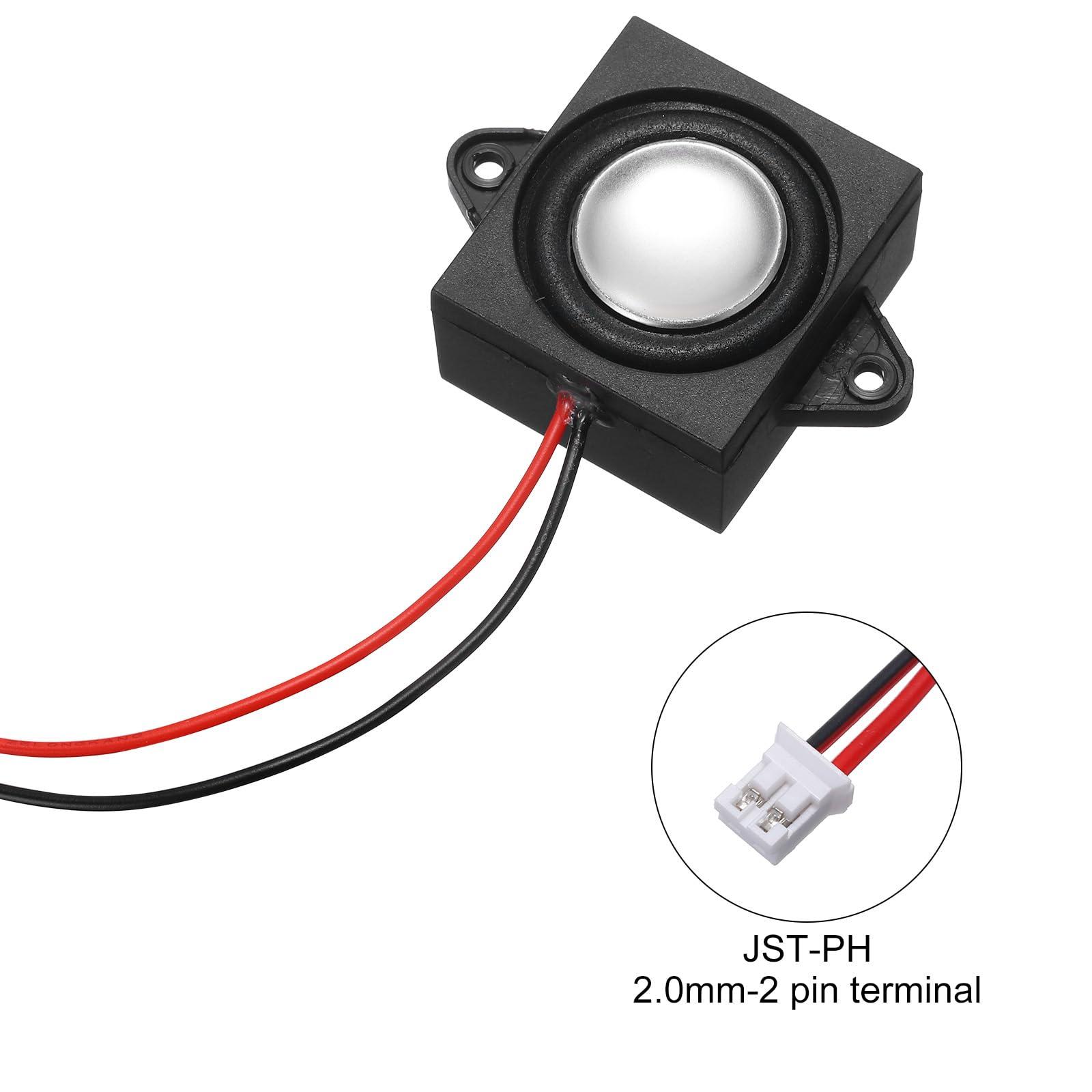 uxcell 1Pcs Speaker 3 Watt 4 Ohm Mini Speaker Micro Speaker with JST-PH2.0 Interface for Small Electronic Projects Advertising Machines LCD TV Monitors - Image 3