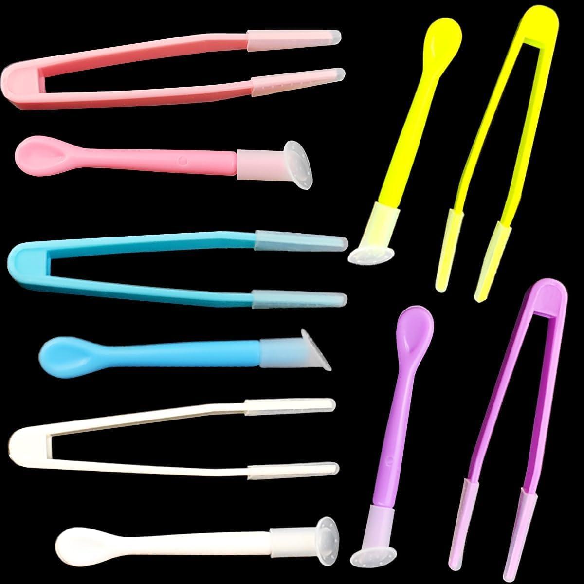 Seadiquiet A Set of Random Color Contact Applicator,Contact Lens Remover Tool,Inserter+Tweezer with Soft Tip for Contact Lens Cases Health and Household,Cases,Contact Lens Care - Image 7