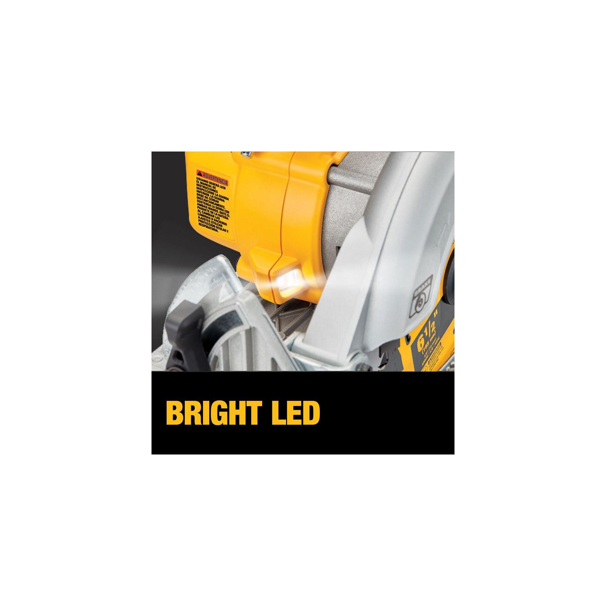 DEWALT 20V MAX* Circular Saw, 6-1/2-Inch, Cordless, Tool Only (DCS565B) - Image 6