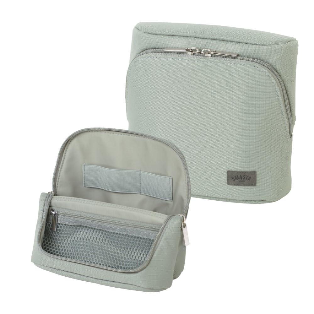 ソニック(Sonic) Sonic Utlim Sma-Sta Ash Wide Mobile Standing Case, Workspace Bag, Converts Into Stand for Smartphone, Stationery, Tech Accessories, Makeup Brush Holder, and More, UT-8655-GL, Moss Grey