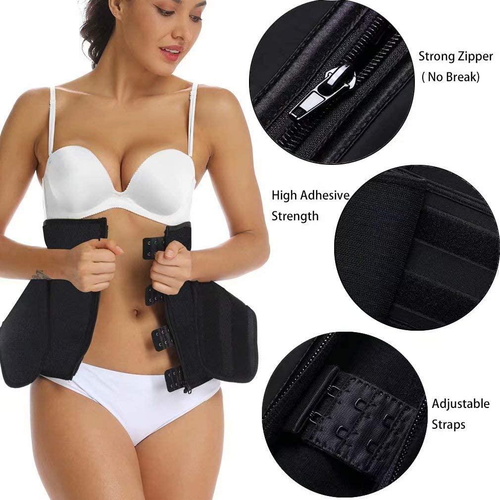 HOPLYNN Neoprene Sweat Waist Trainer Corset Trimmer Shaper Belt for Women - Image 4