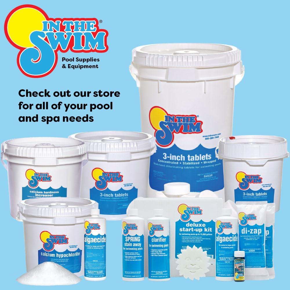 In The Swim 3 Inch Stabilized Chlorine Tablets for Sanitizing Swimming Pools - Individually Wrapped, Slow Dissolving - 90% Available Chlorine - Tri-Chlor - 50 Pounds - Image 7