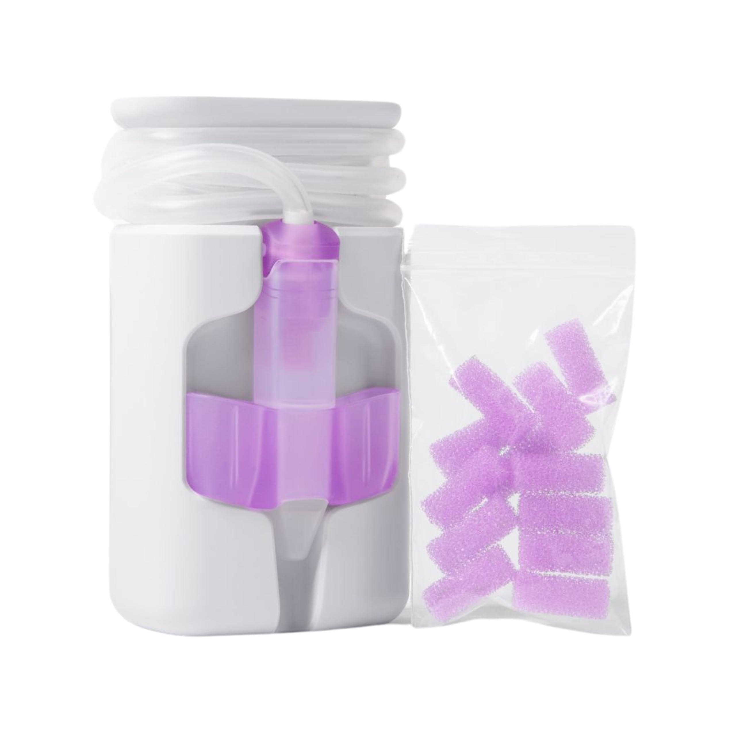 Dr. Noze Best - NozeBot | Electric Baby Nasal Aspirator | Hospital Grade Suction | Nose Sucker and Nasal Vacuum | Safe for Infants and Toddlers (On The Go - Mild Congestion)