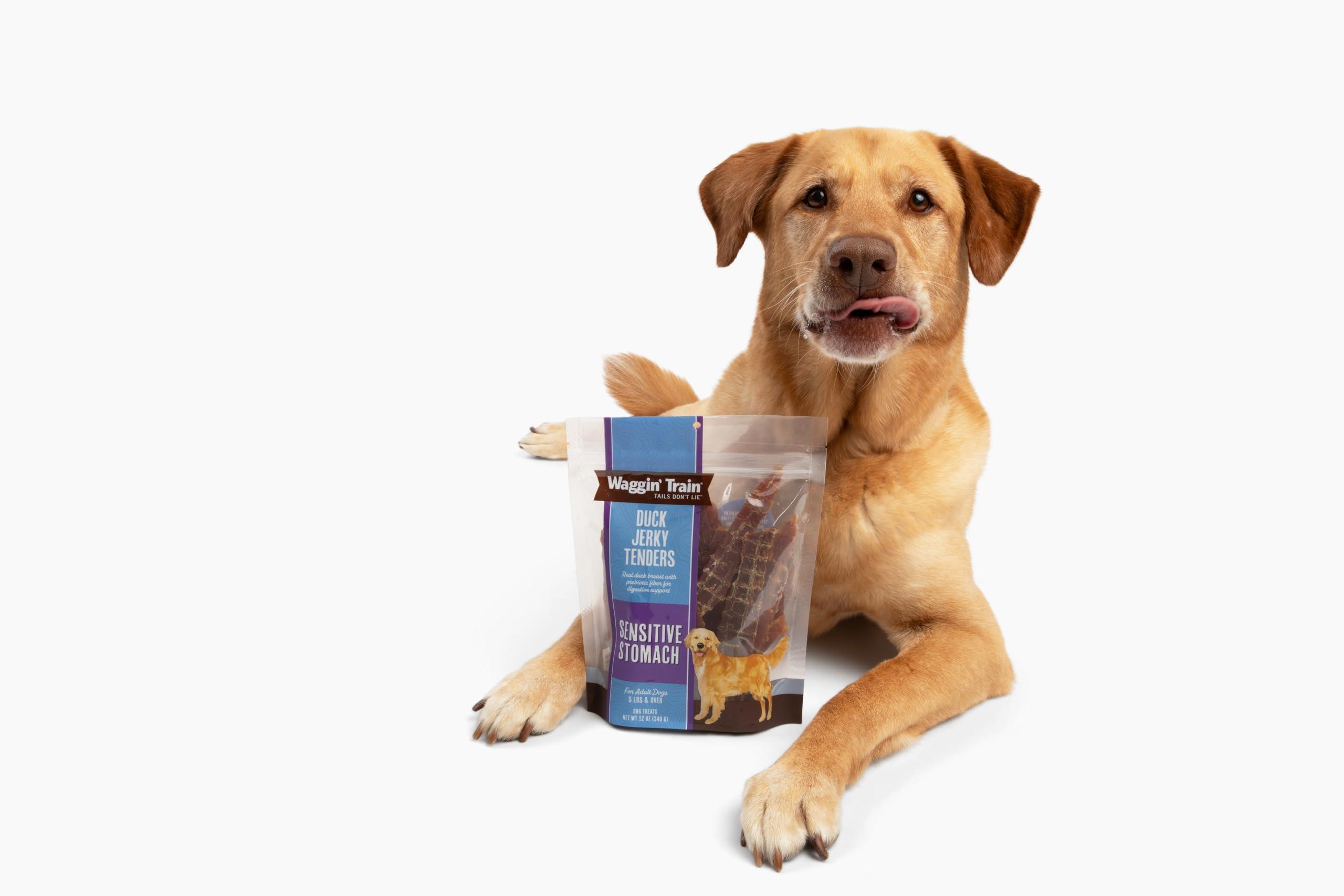 Waggin' Train Duck Jerky Tenders for Sensitive Stomach for Dogs - 12 oz Pouch - Grain Free, High Protein Dog Treat - Image 6