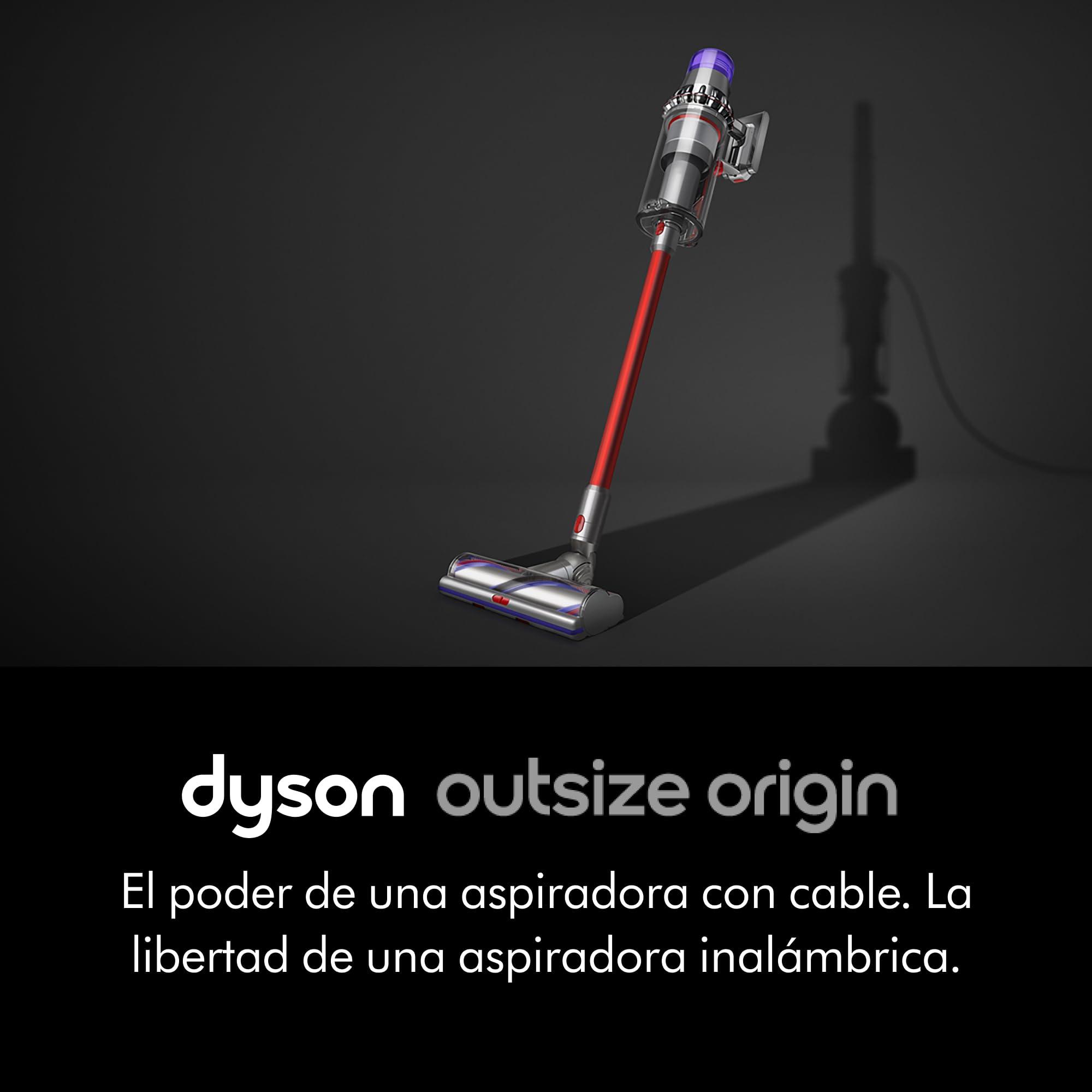 Dyson Outsize Origin Cordless Vacuum, Nickel/Red - Image 2
