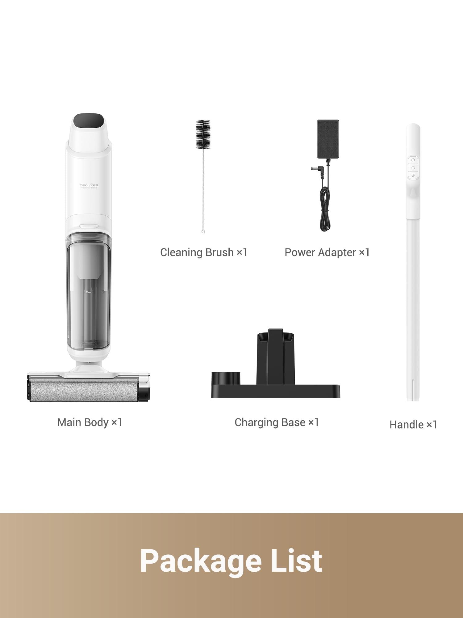 DREAME K10 Wet Dry Vacuum Cleaner, Cordless Vacuum Mop with Self-Washing, 8.38lbs Lightweight Floor Washer, 30min Runtime, Edge Cleaning Great for Hardfloor, Specially Designed Twin Scraper - Image 8