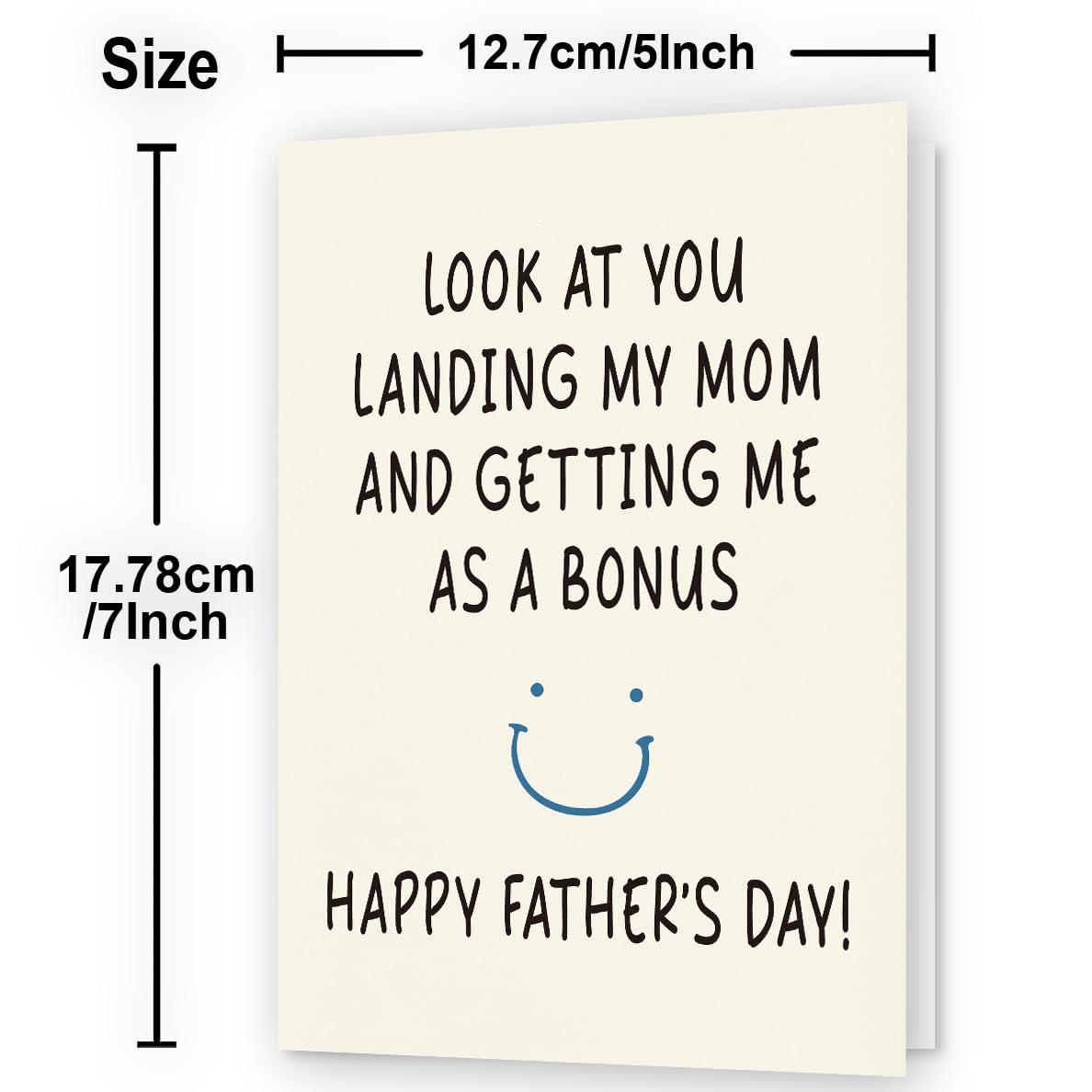 WowBefun Funny Fathers Day Card & Gifts from Daughter or Son | Dad Gifts for Fathers Day | Happy Father's Day Card & Gift for Dad | Father's Day Decorations - Image 3