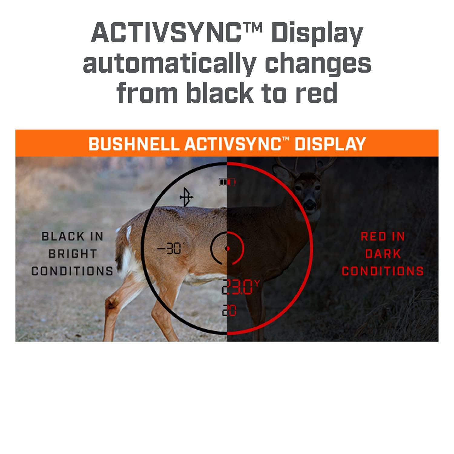 Bushnell Fusion X 10x42mm Rangefinder Binoculars, Hunting Binoculars with Built-in Rangefinder, Angle Range and Bullet Drop Compensation Modes - Image 4