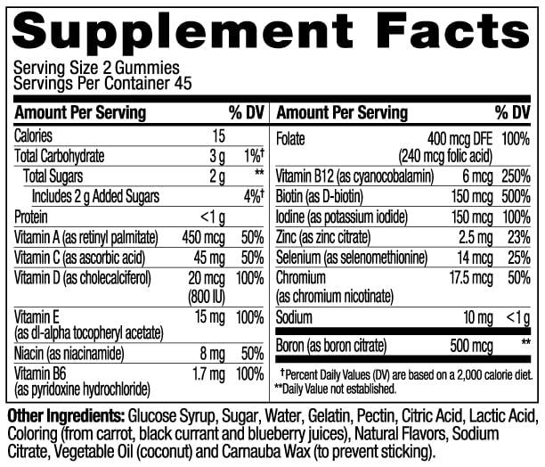 OLLY Women's Multivitamin Gummy, Vitamins A, D, C, E, Biotin, Folic Acid, Adult Chewable Vitamin, Berry Flavor, 45 Day Supply - 90 Count - Image 6