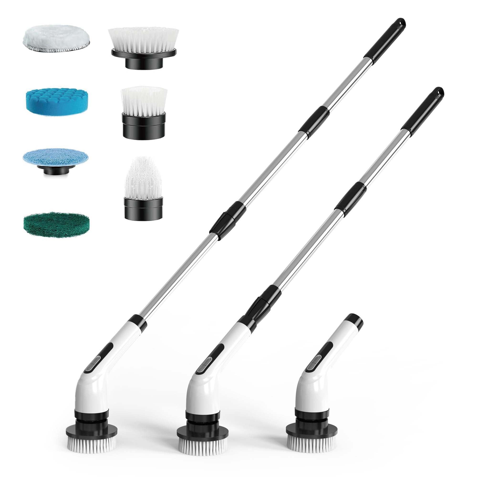 Highyes Electric Spin Scrubber for Cleaning Bathroom: Cordless Power Shower Scrubber - Electric Cleaning Brush for Tile Tub
