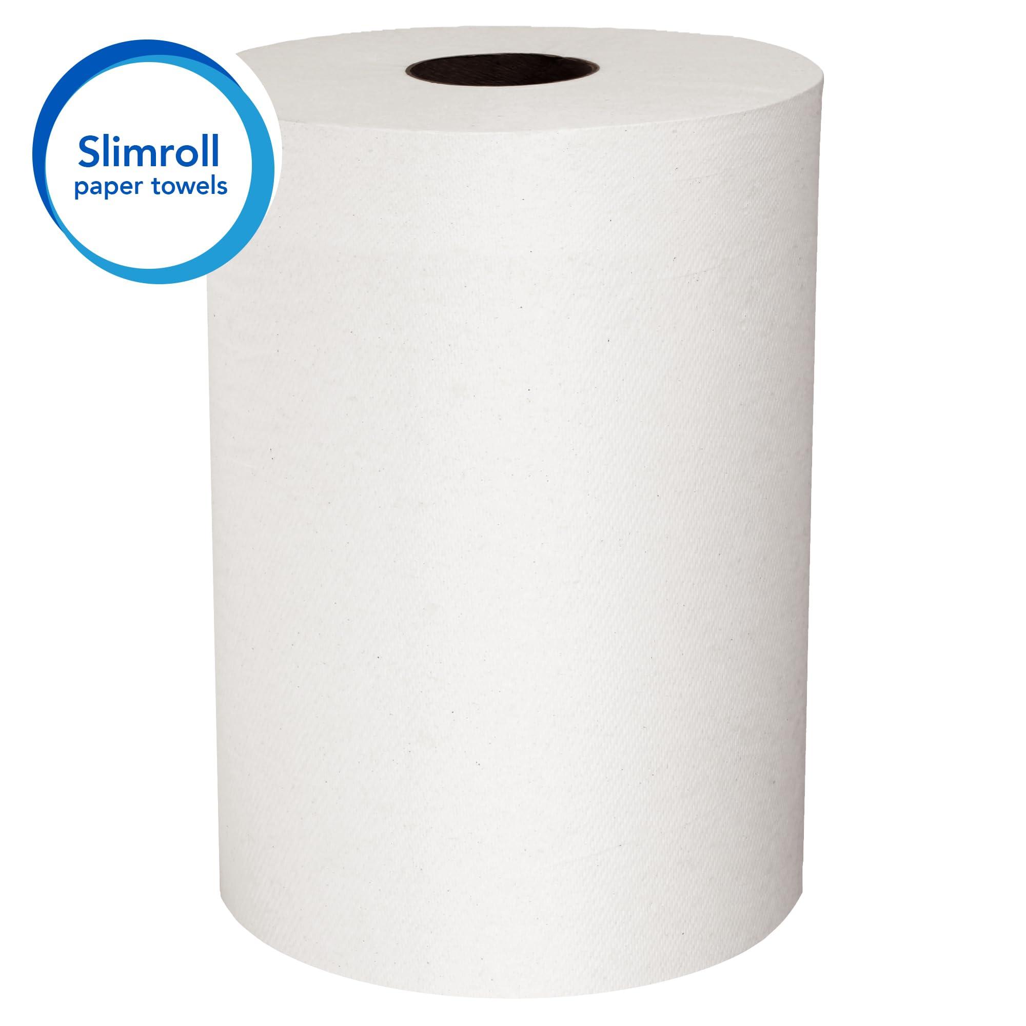 Scott Professional Slimroll Hard Roll Towels, Bulk (12388), Fast-Drying Absorbency Pockets, White, for compatible Kimberly-Clark Professional Dispensers (6 Rolls at 580' Each, 3,480'/Case) - Image 4