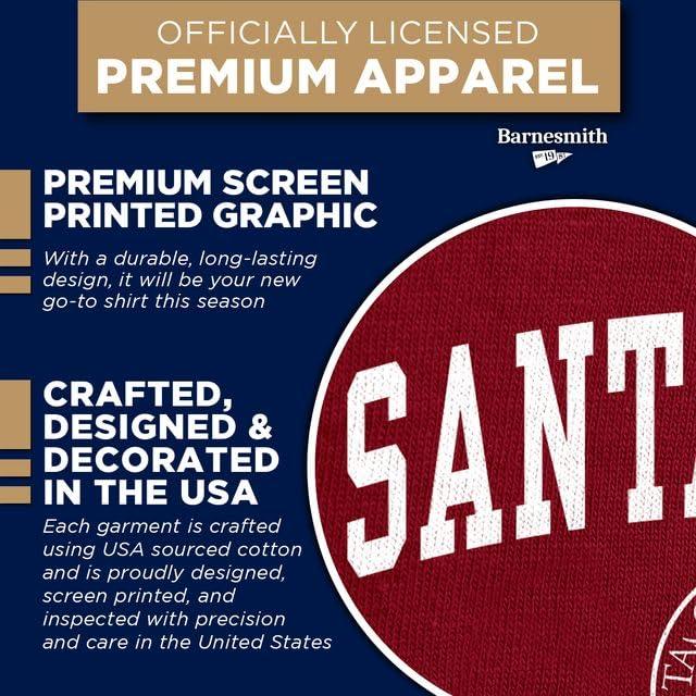 Barnesmith Short Sleeve T-Shirt, Unisex, Heritage Logo, NCAA Colleges - Image 4
