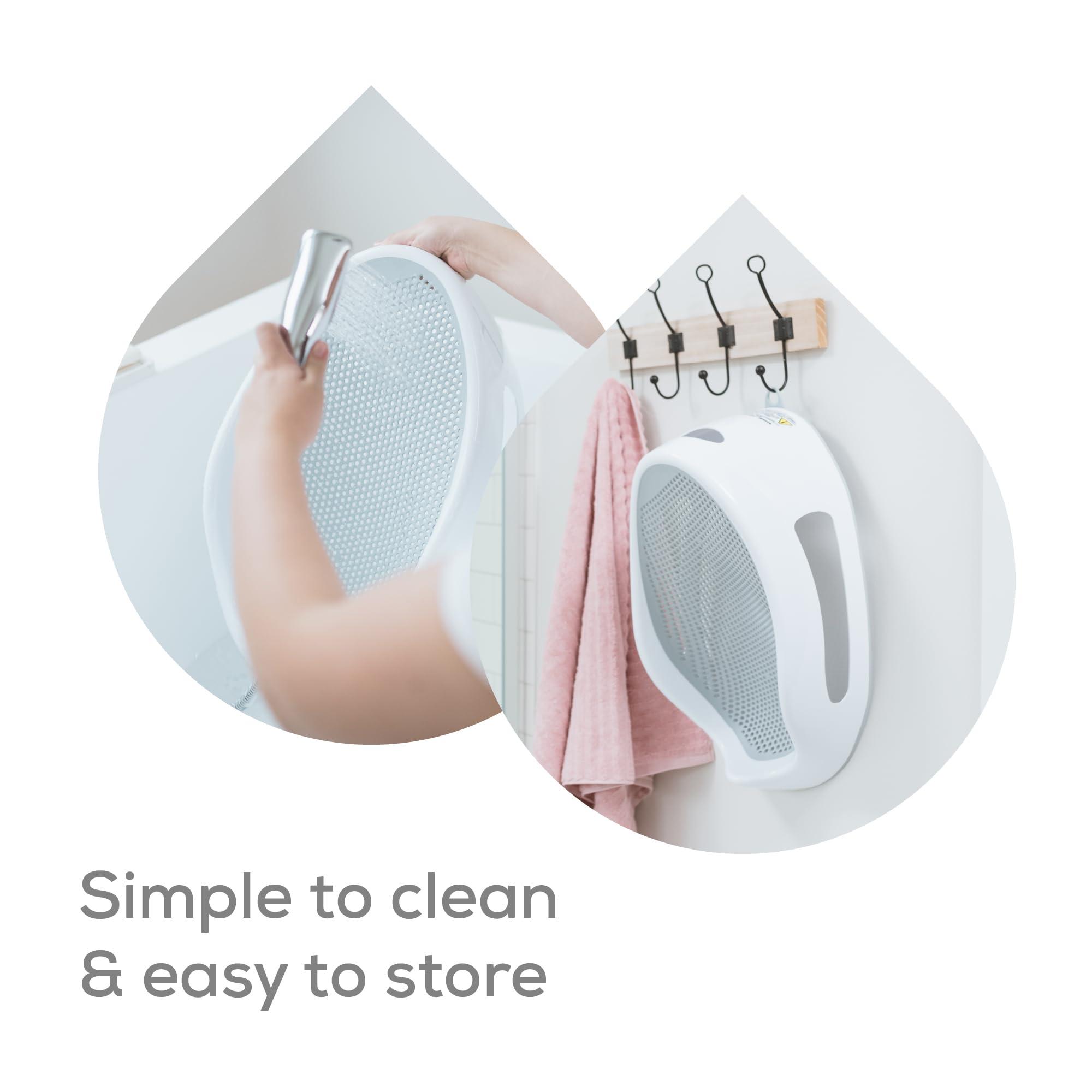 Angelcare Baby Bath Support (Gray) | Ideal for Babies Less Than 6 Months Old - Image 7