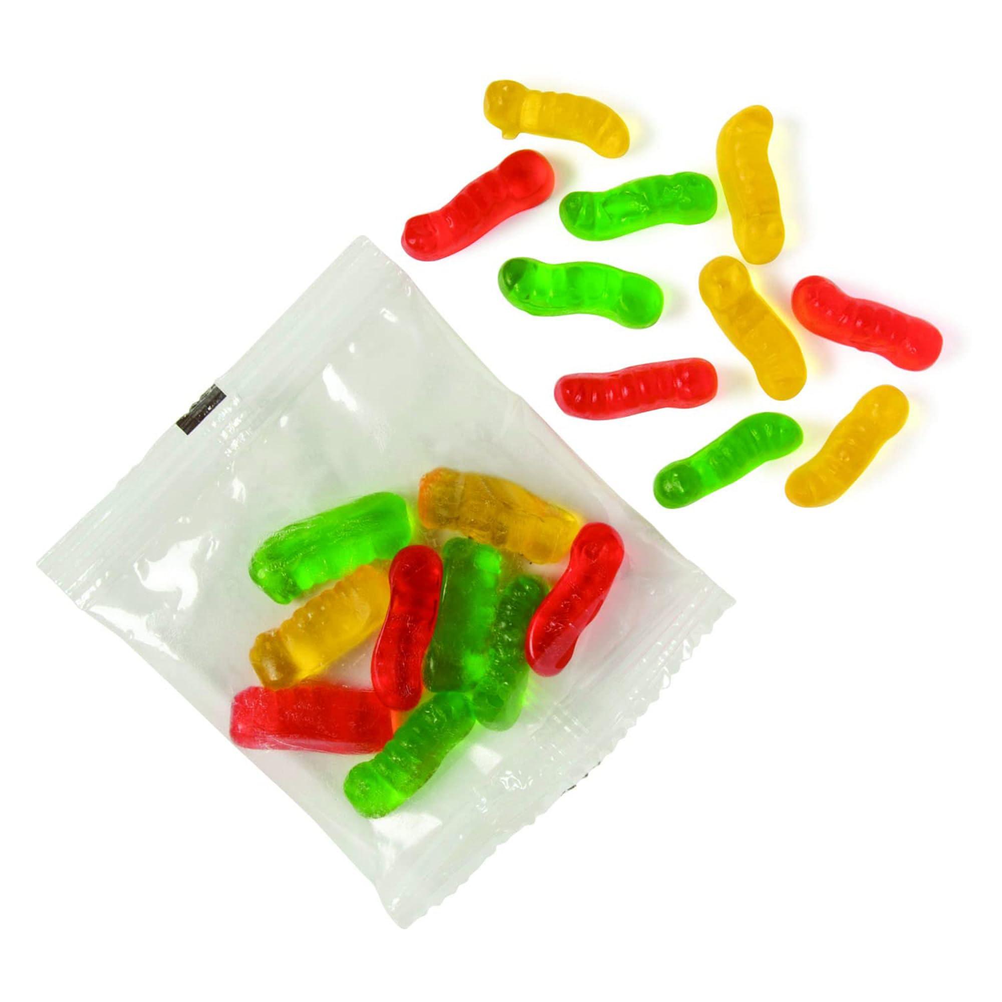 Fun Express Spring Wriggly Worms Gummy Candy – Soft & Chewy Fat-Free Edibles for Spring Parties Events & Special Occasions – Individually Wrapped – Perfect for Celebrations – 14 oz Total – 180 Pieces - Image 1