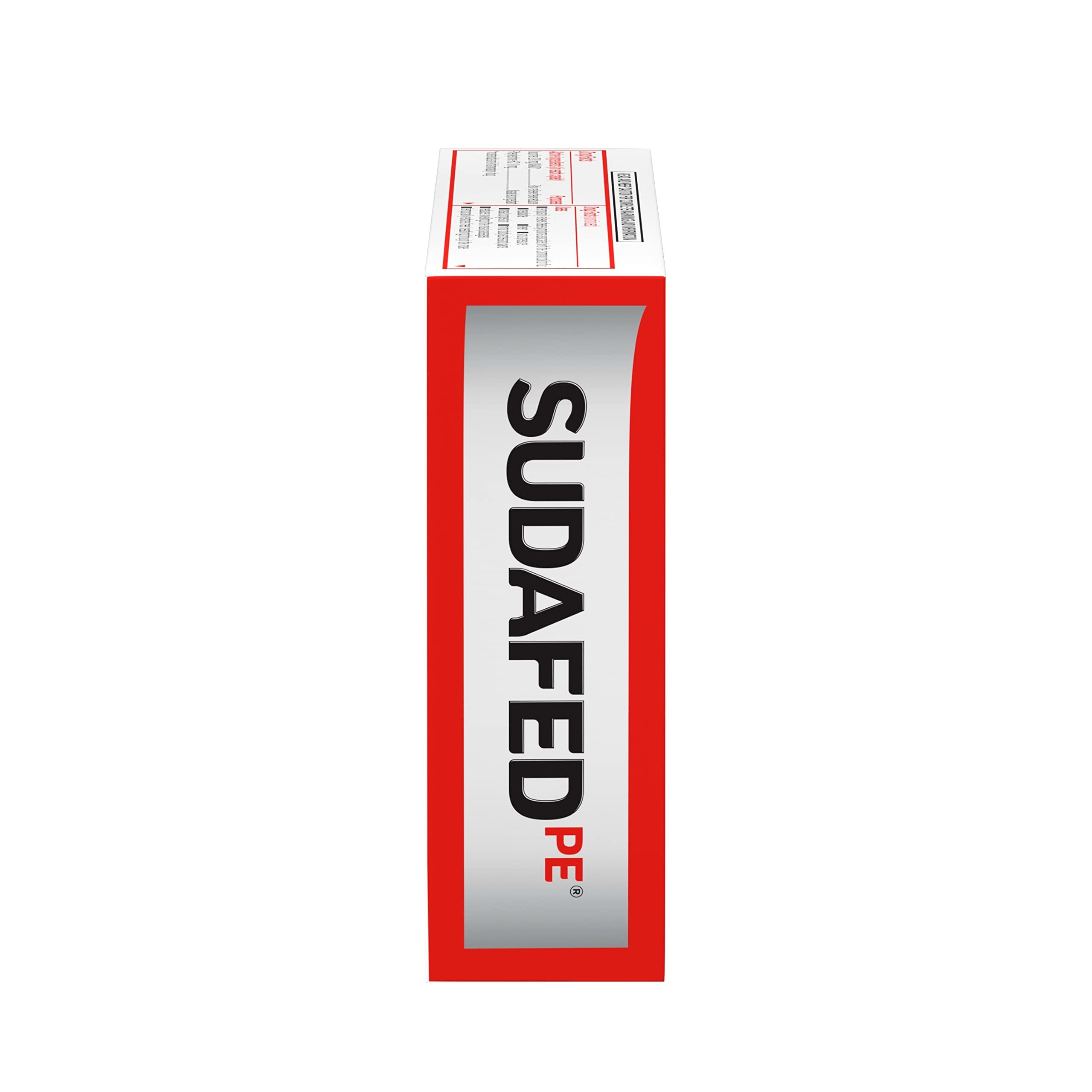 Sudafed PE Head Congestion + Pain Relief Caplets Ibuprofen Phenylephrine HCl, 20 Count (Pack of 2) - Image 12
