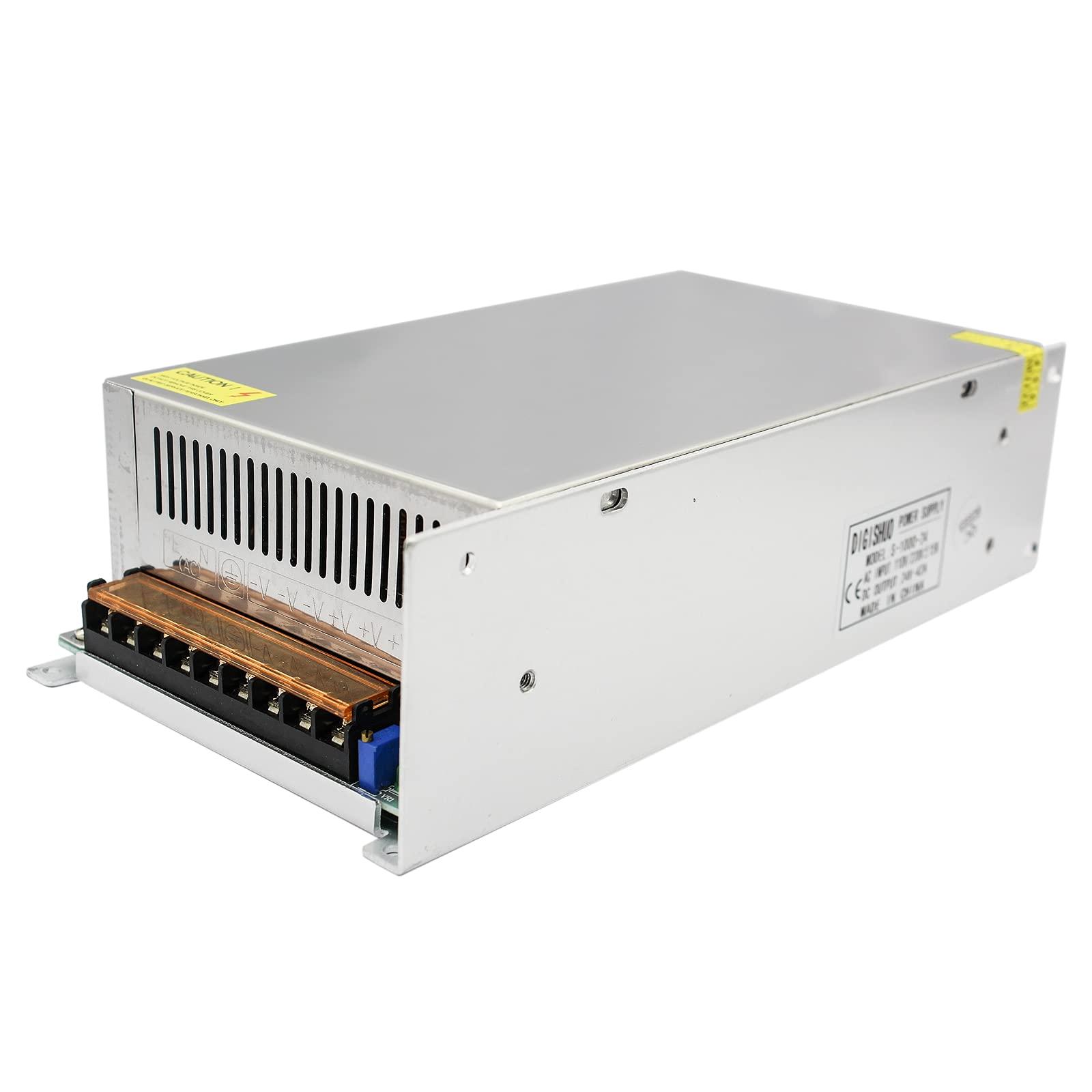 DIGISHUO DC 1000W 24V 42A Power Supply Adapter Transformer Switch AC 110V/220V to DC 24V 42amp Switching Converter LED Driver for LED Strip Light CCTV Camera Security System