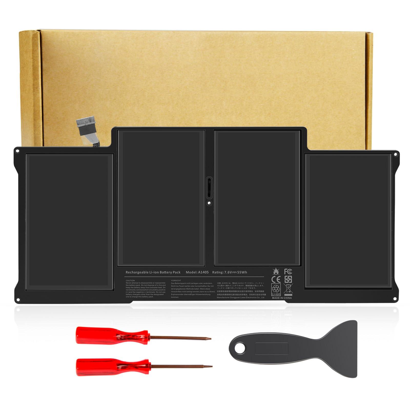A1466 A1405 battery replacement for MacBook Air 13 inch A1466 (Mid 2012,Mid 2013,Early 2014, Early 2015,2017) A1369(Late 2010, Mid 2011 Version) 7200mAh,fits A1496 A1405 A1377 [Upgraded 3.0]