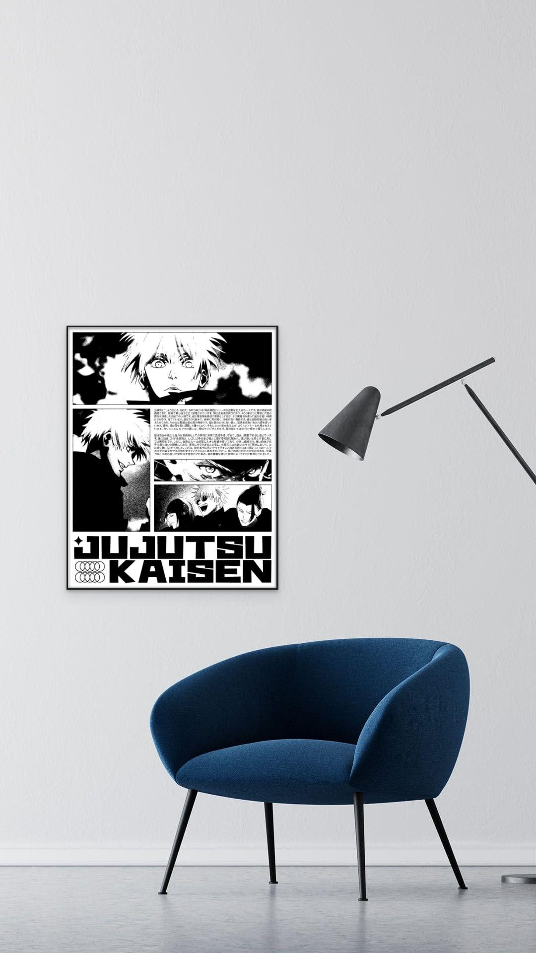 Ouroboros Art & Design - JJK Sorcery Showdown: Jujutsu Kaisen Anime Poster Set - Manga Art - Anime Poster - Yuji Itadori - Gojo Satoru - 6 Pieces - 8x10'' Inch - Unframed - Image 3