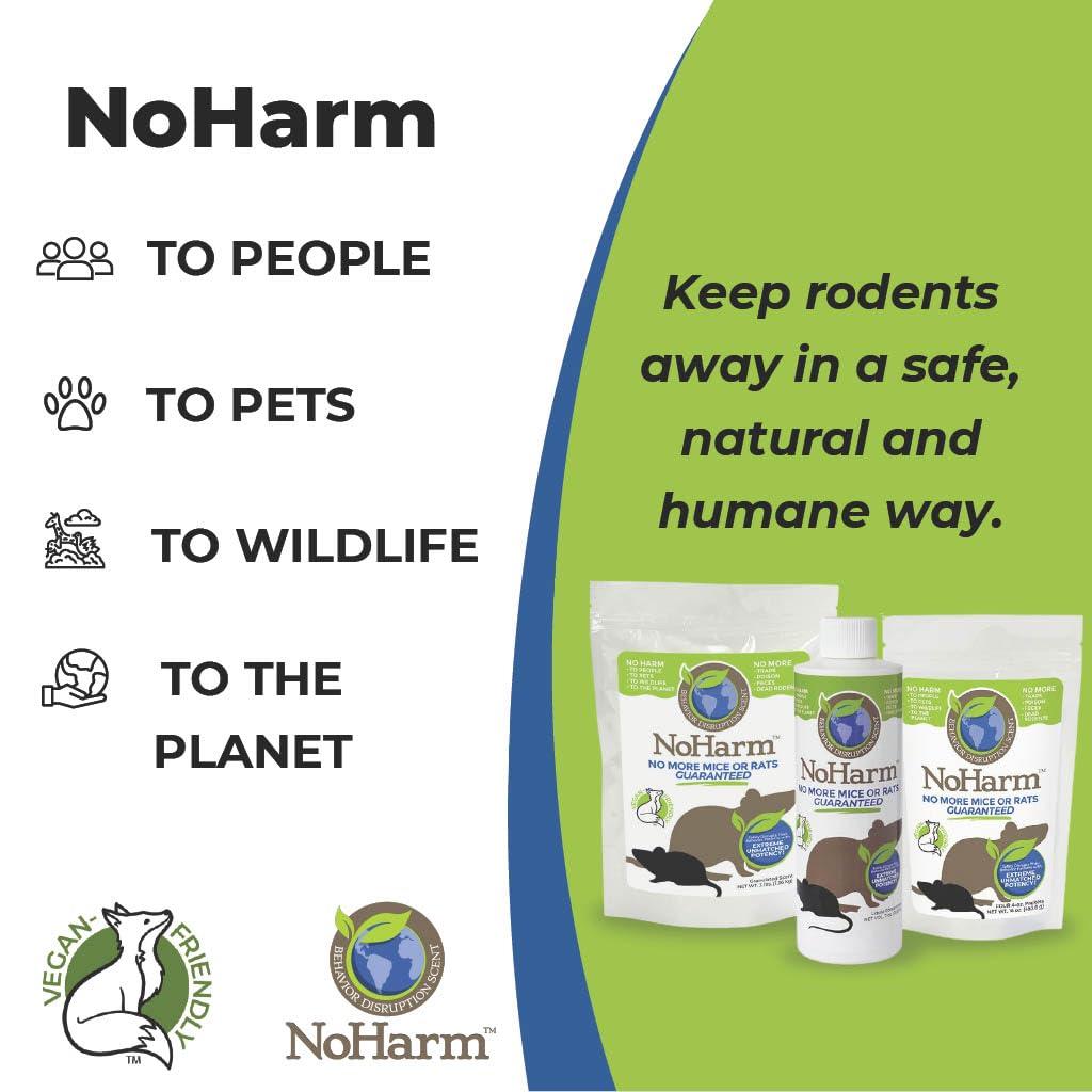 Advanced Rodent Control by NoHarm | Safe for Humans and Planet | Outdoor Granules | 3 lb. Bag - Image 4