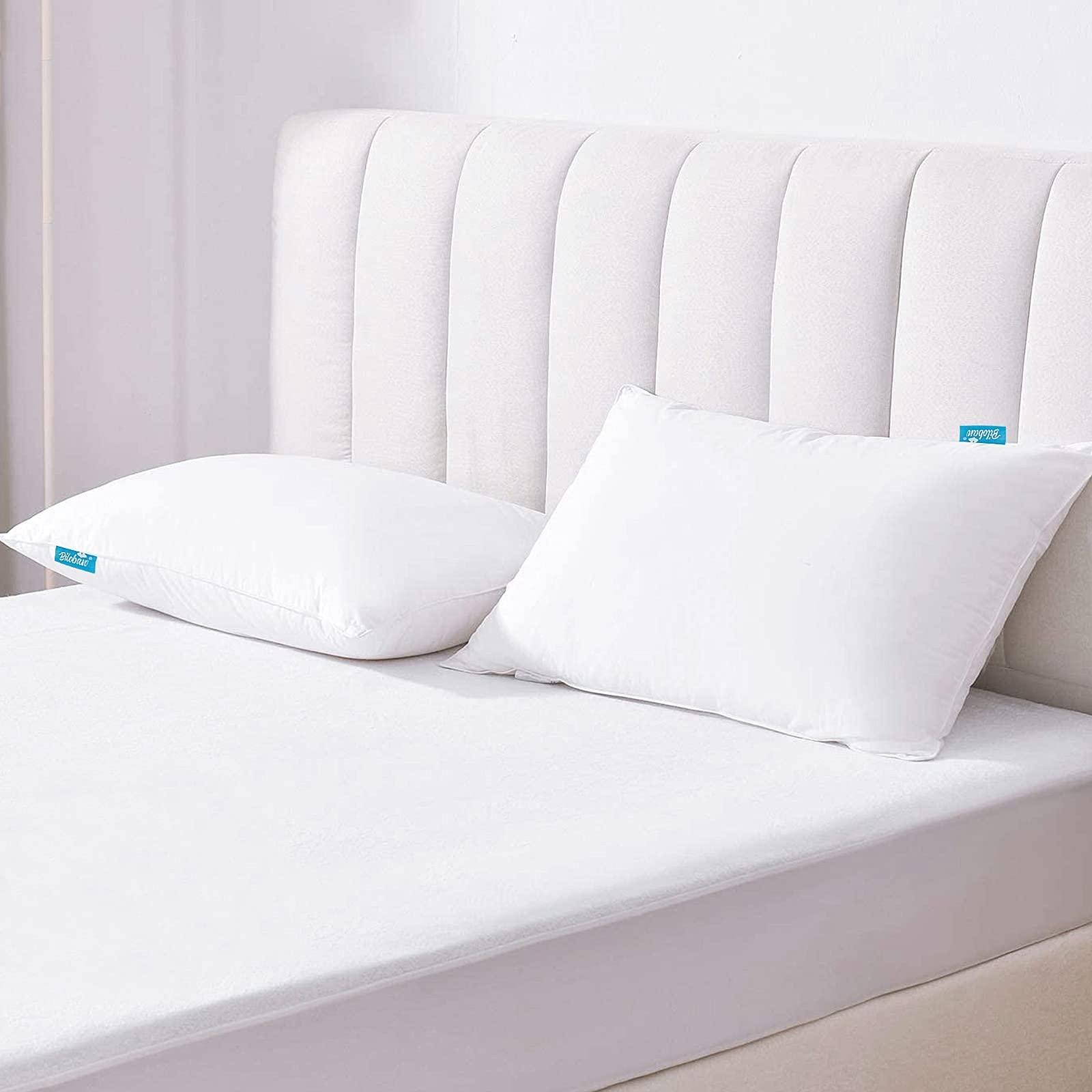 Pillow Protector 100% Waterproof & Noiseless Pillow Cover Pillow Protectors with Zipper Standard Size 2 Pack 20 x 26 Inches Pillow Cases Machine Washable - Image 7