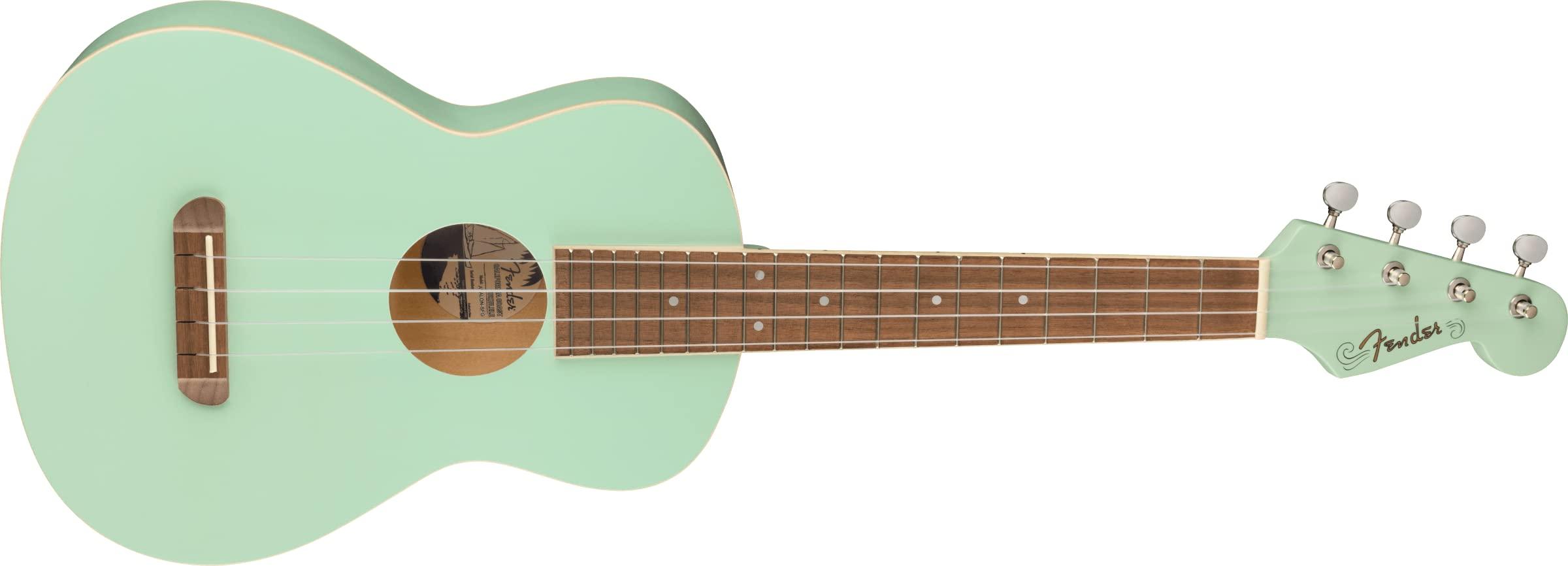 Fender Avalon Tenor Ukulele, Surf Green - Image 3